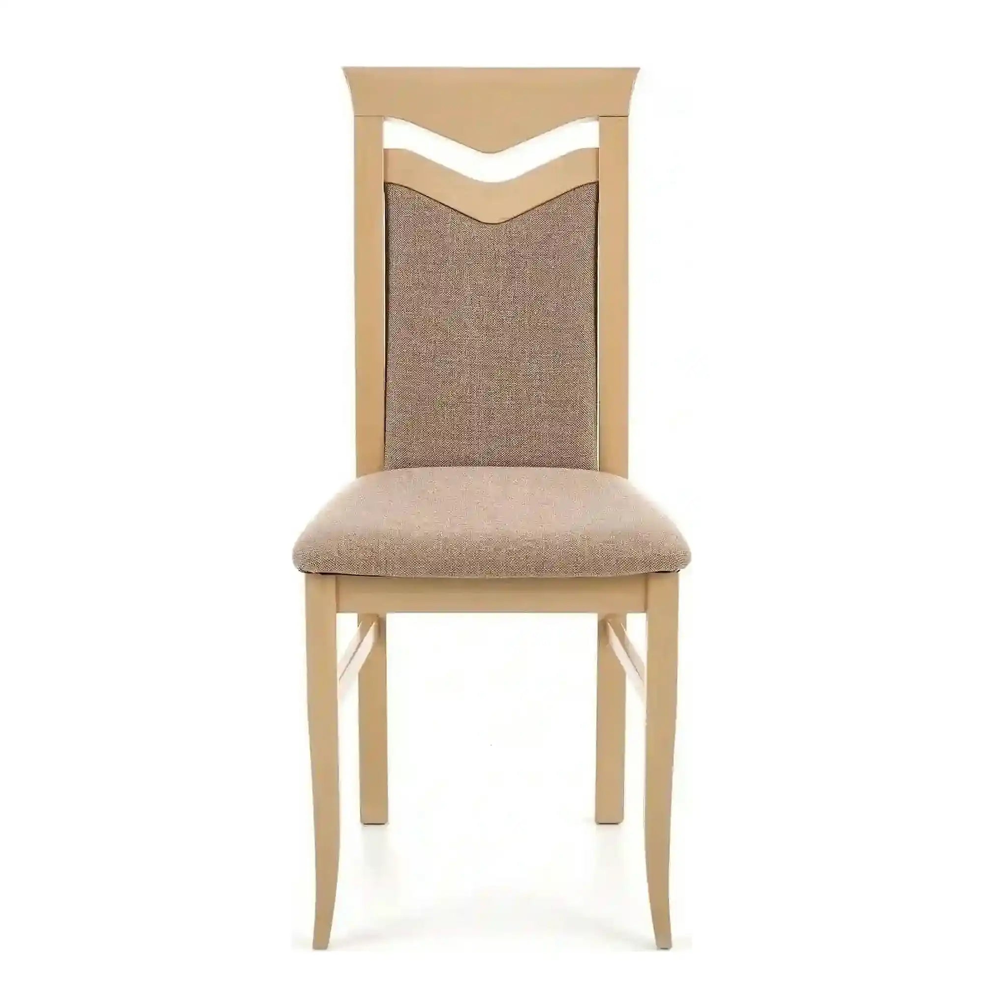 Scaun tapitat Citrone, gri/stejar sonoma, stofa clasica/lemn de fag, 44X43X96 CM