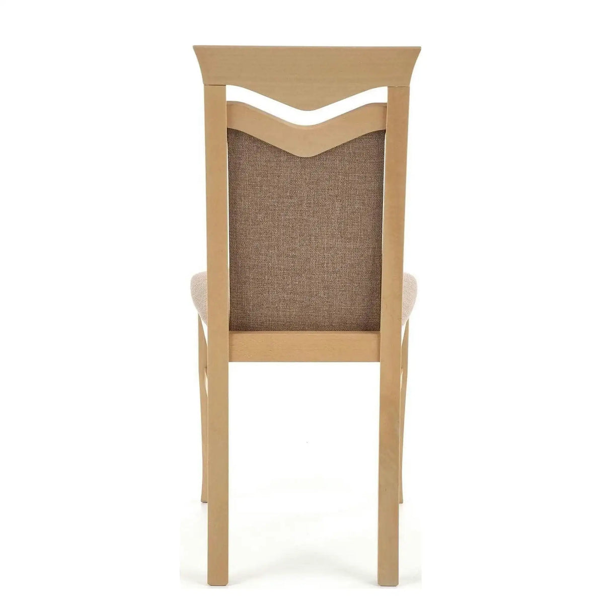 Scaun tapitat Citrone, gri/stejar sonoma, stofa clasica/lemn de fag, 44X43X96 CM