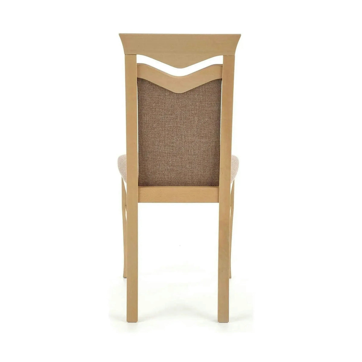 Scaun tapitat Citrone, gri/stejar sonoma, stofa clasica/lemn de fag, 44X43X96 CM