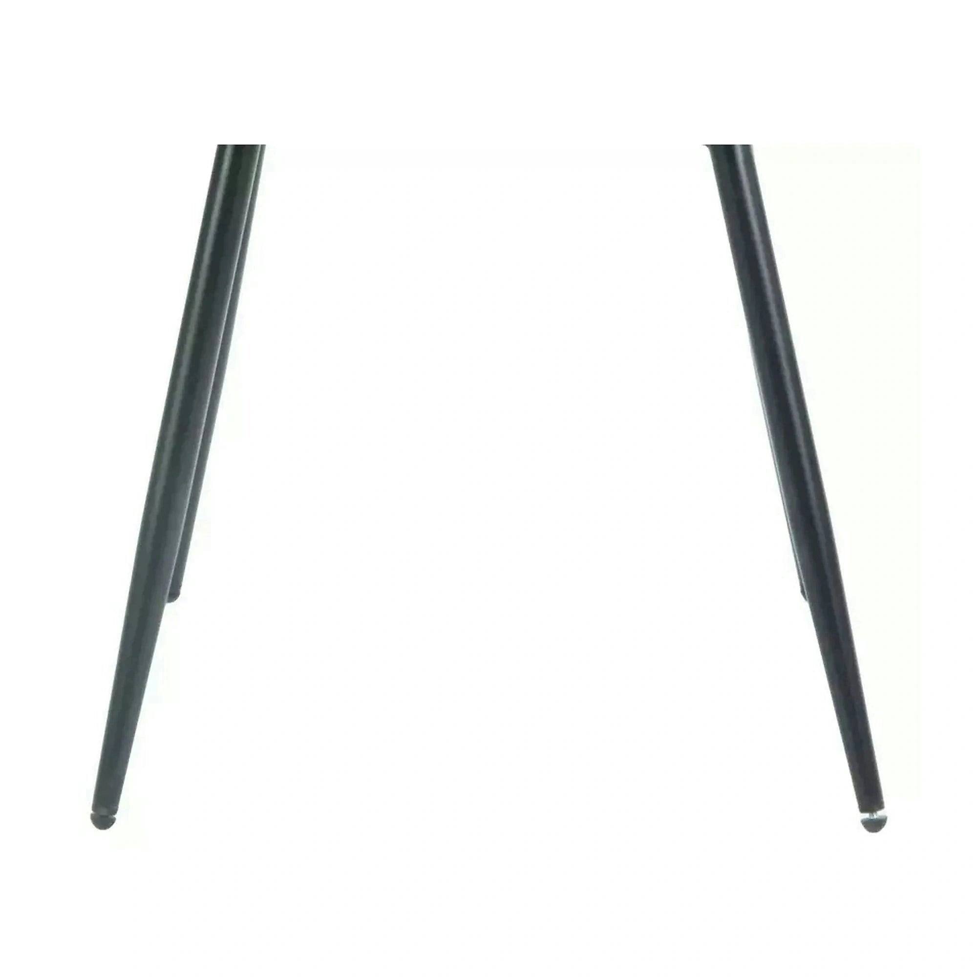 Scaun tapitat clasic JAKE, gri - Bluvel 14/negru, stofa catifelata/metal, 48x56x86 cm