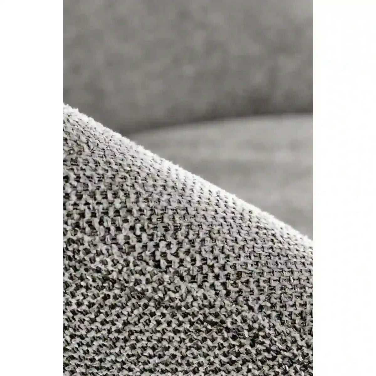 Scaun tapitat dining K482, gri/negru, stofa clasica/metal, 61x59x78 cm