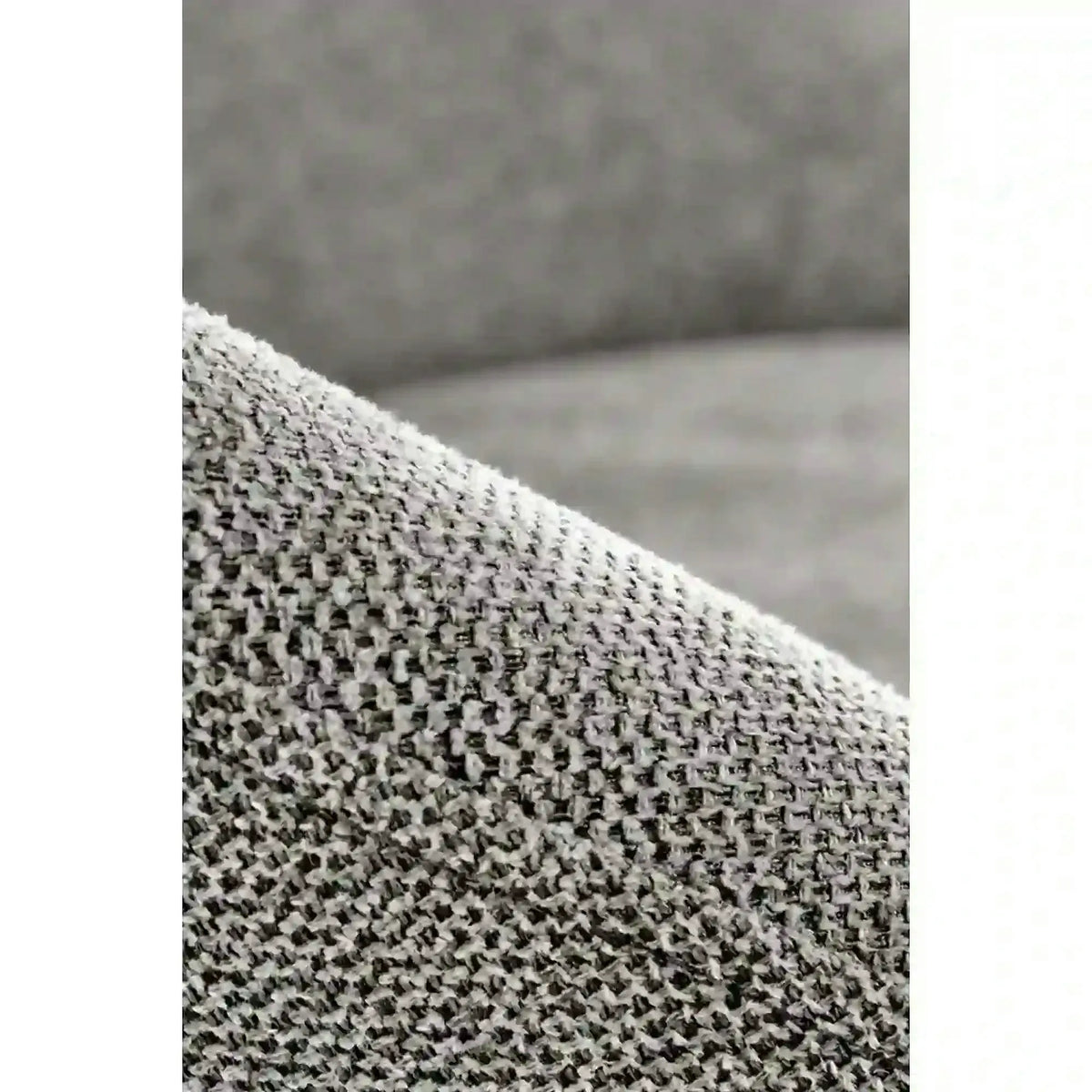Scaun tapitat dining K482, gri/negru, stofa clasica/metal, 61x59x78 cm