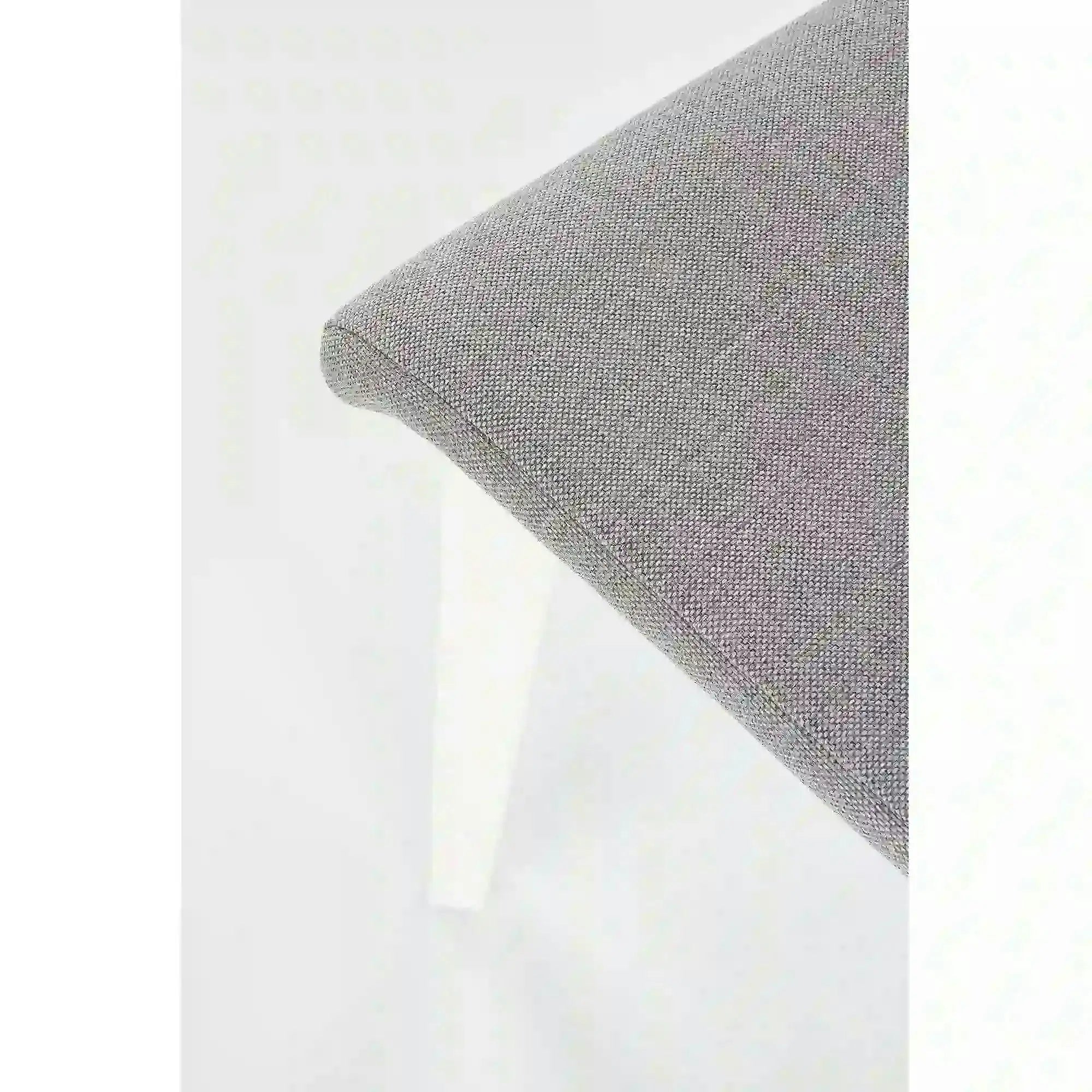 Scaun tapitat Focus, gri/alb, stofa clasica/lemn de fag, 45X61X94 CM