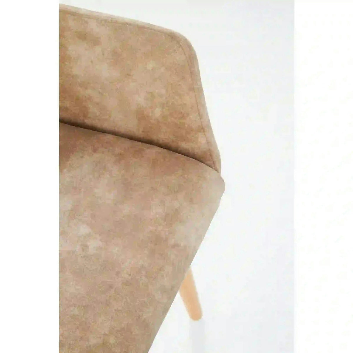 Scaun tapitat K287, bej/stejar, 58x61x85 cm
