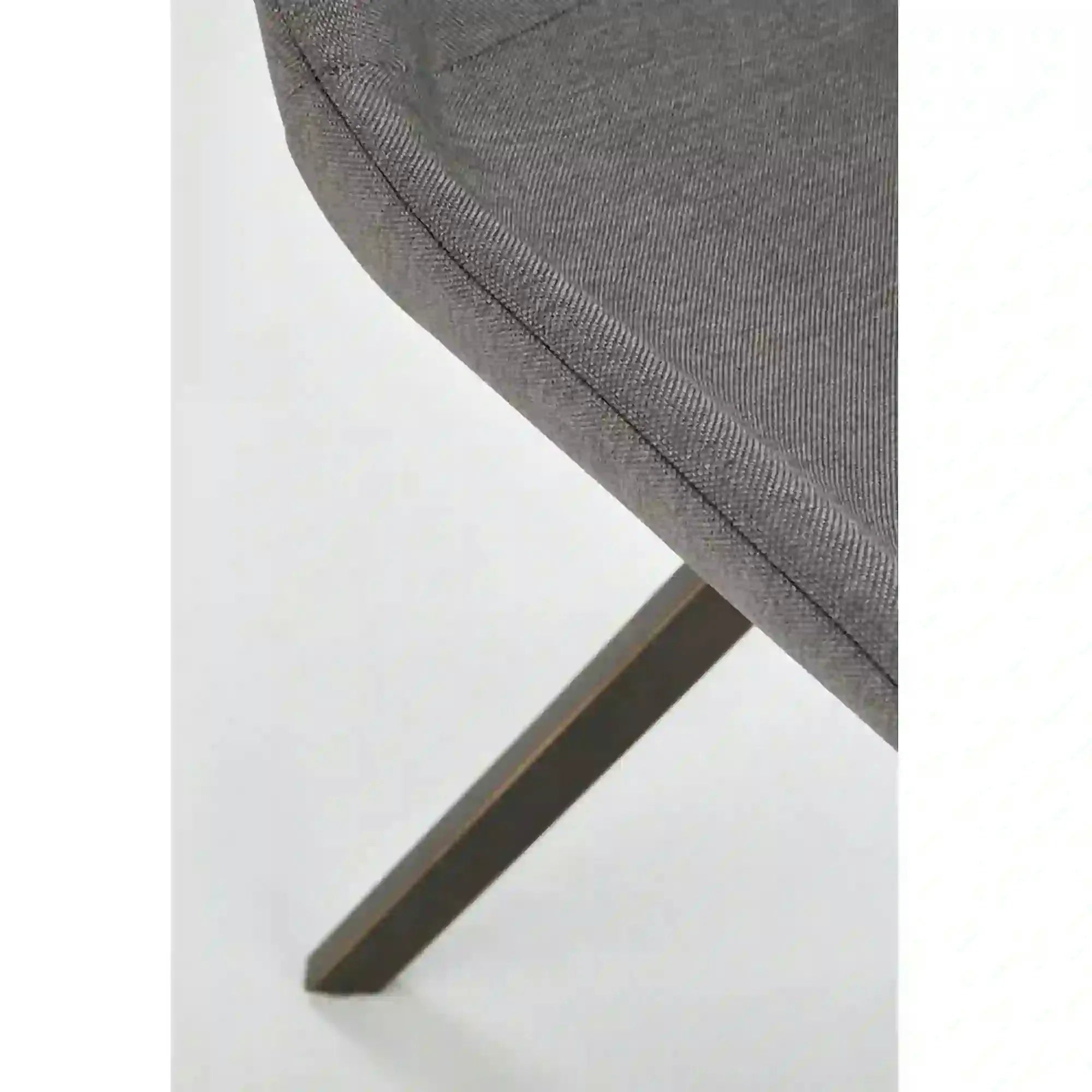 Scaun tapitat K290, gri/auriu antic, stofa clasica/metal, 56X59X86 CM