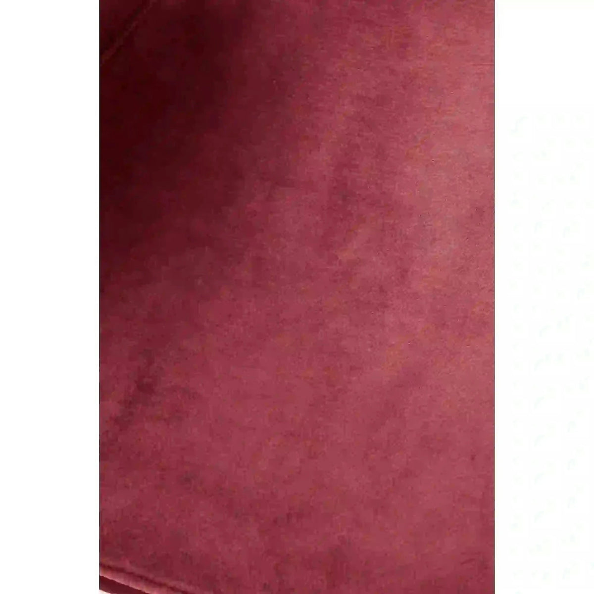 Scaun tapitat K379, rosu/negru, stofa catifelata/metal, 45x48x88 cm