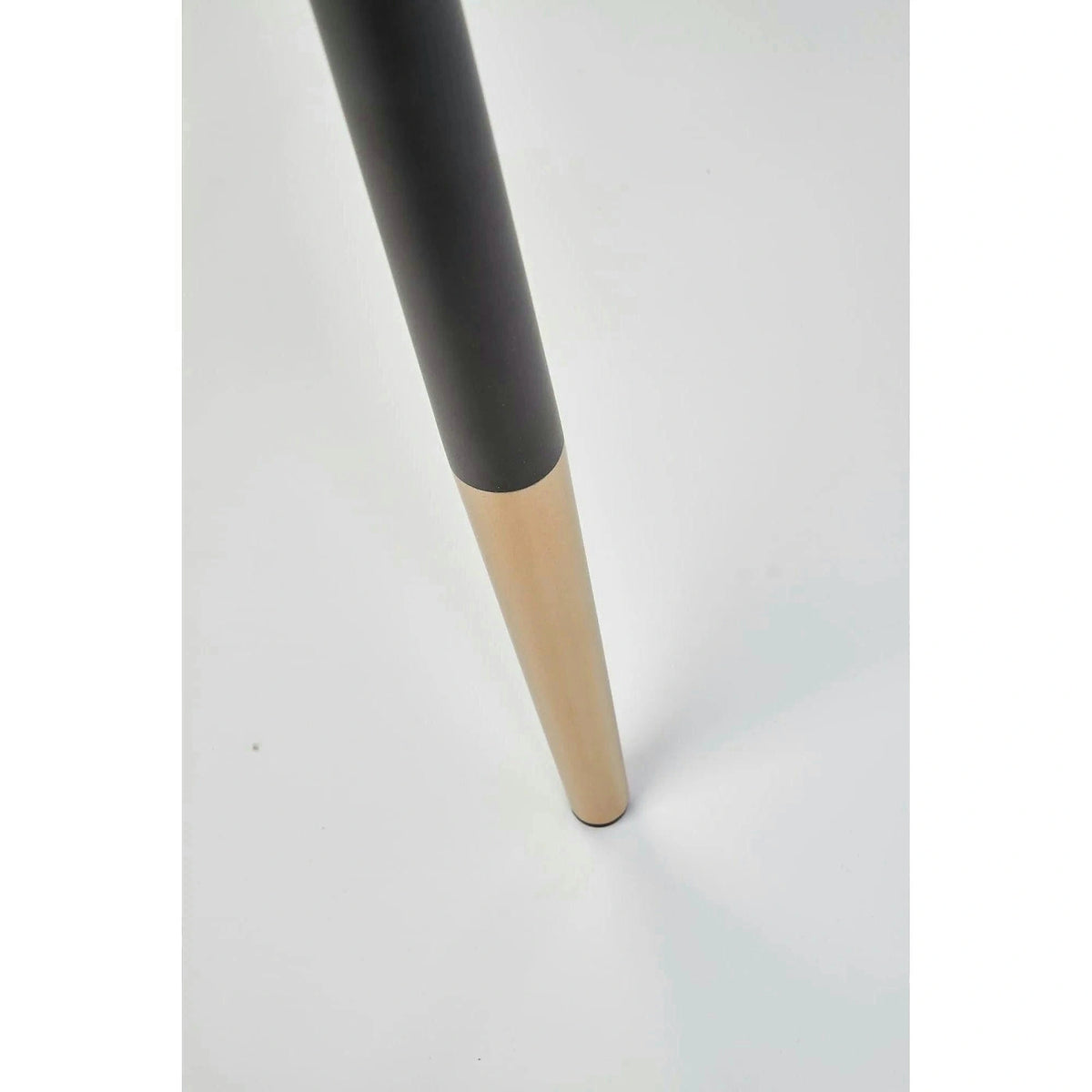 Scaun tapitat K379, verde/negru, stofa catifelata/metal, 45x48x88 cm