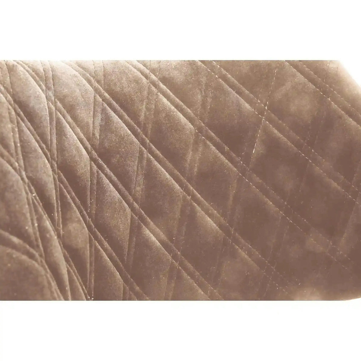 Scaun tapitat K396, bej/nuc, stofa catifelata/placaj, 56x55x77 cm