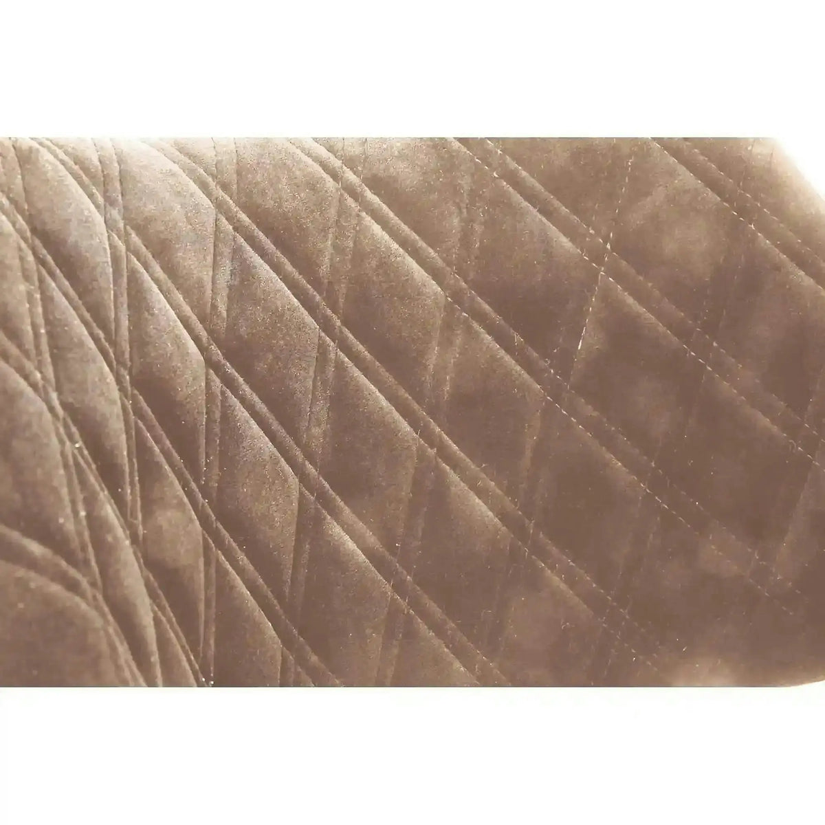 Scaun tapitat K396, bej/nuc, stofa catifelata/placaj, 56x55x77 cm