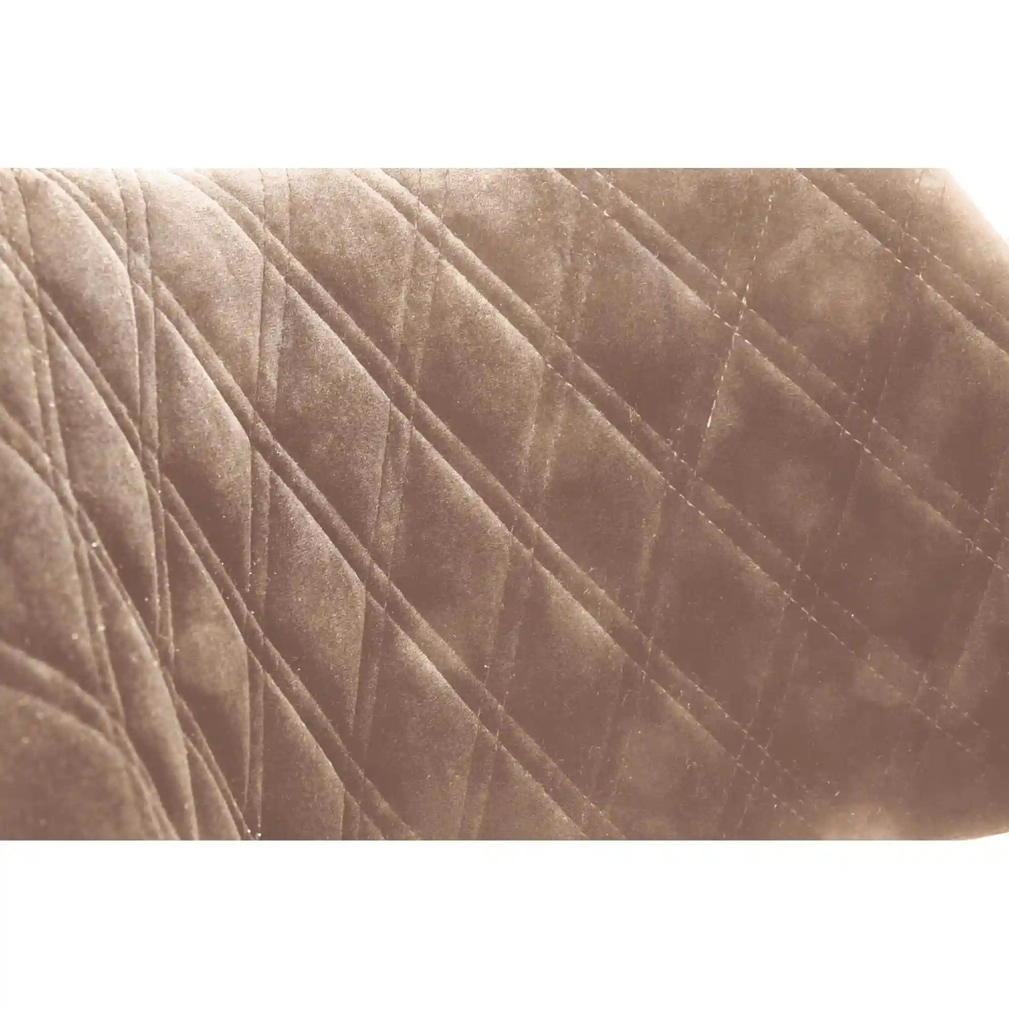 Scaun tapitat K396, bej/nuc, stofa catifelata/placaj, 56x55x77 cm