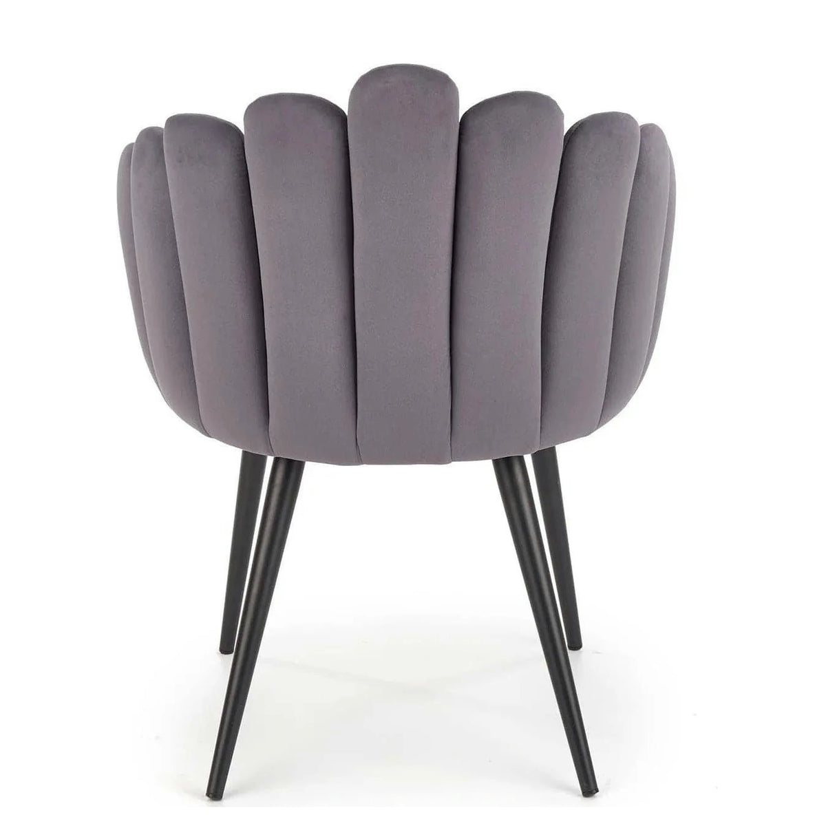 Scaun tapitat K410, gri inchis, 65x62x85 cm