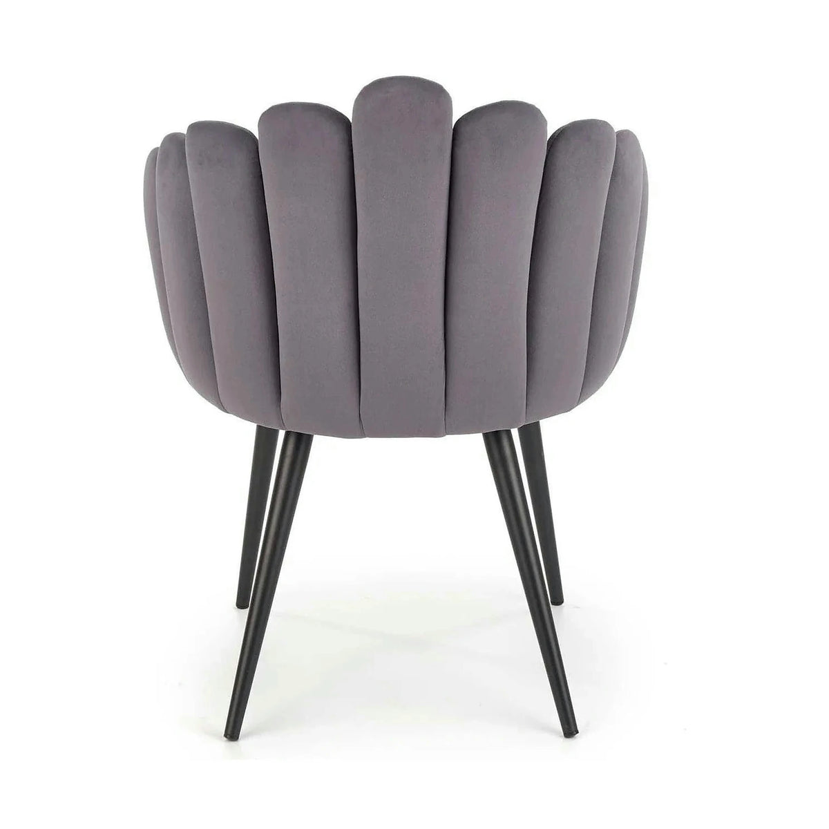 Scaun tapitat K410, gri inchis, 65x62x85 cm