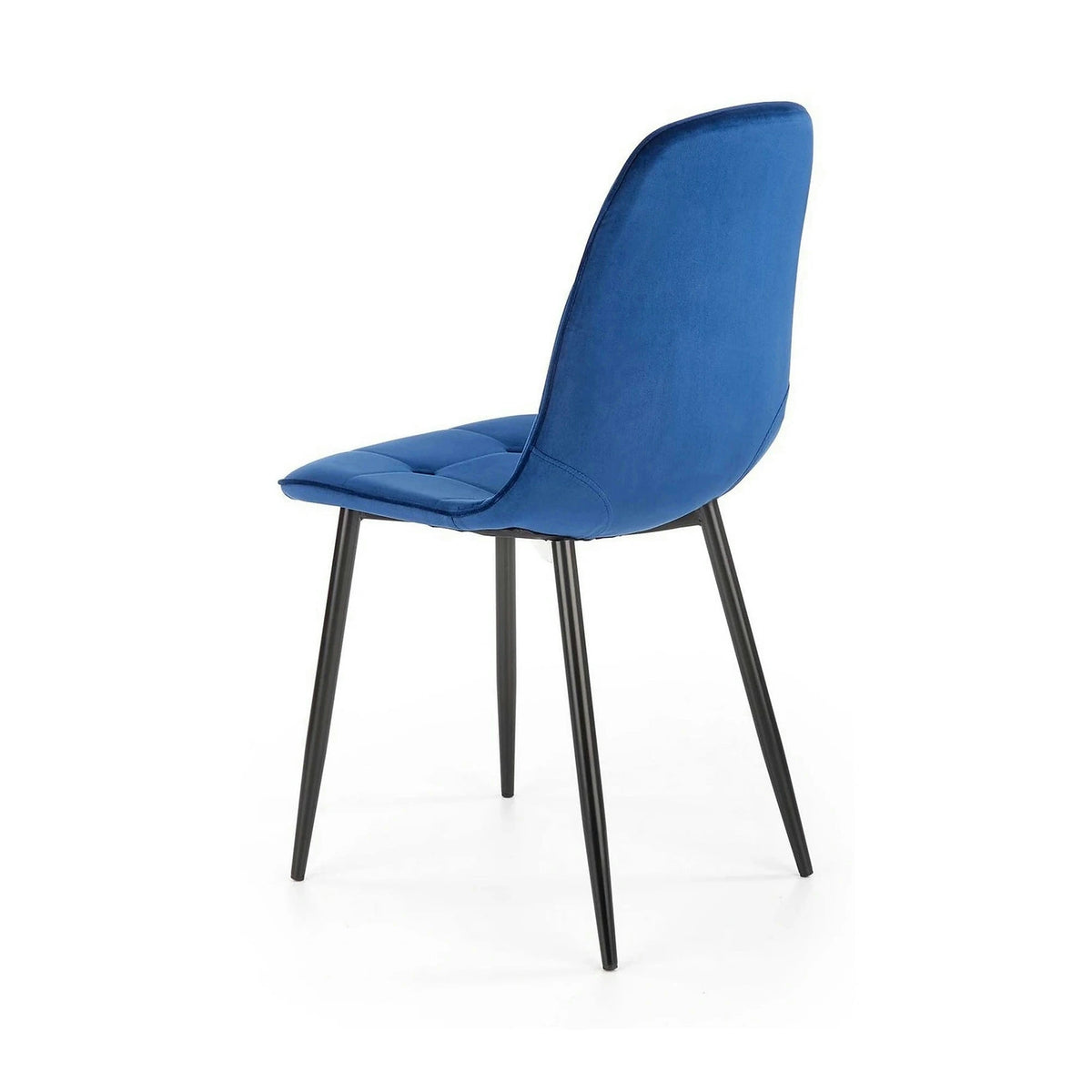 Scaun tapitat K417, albastru, 46x56x87 cm