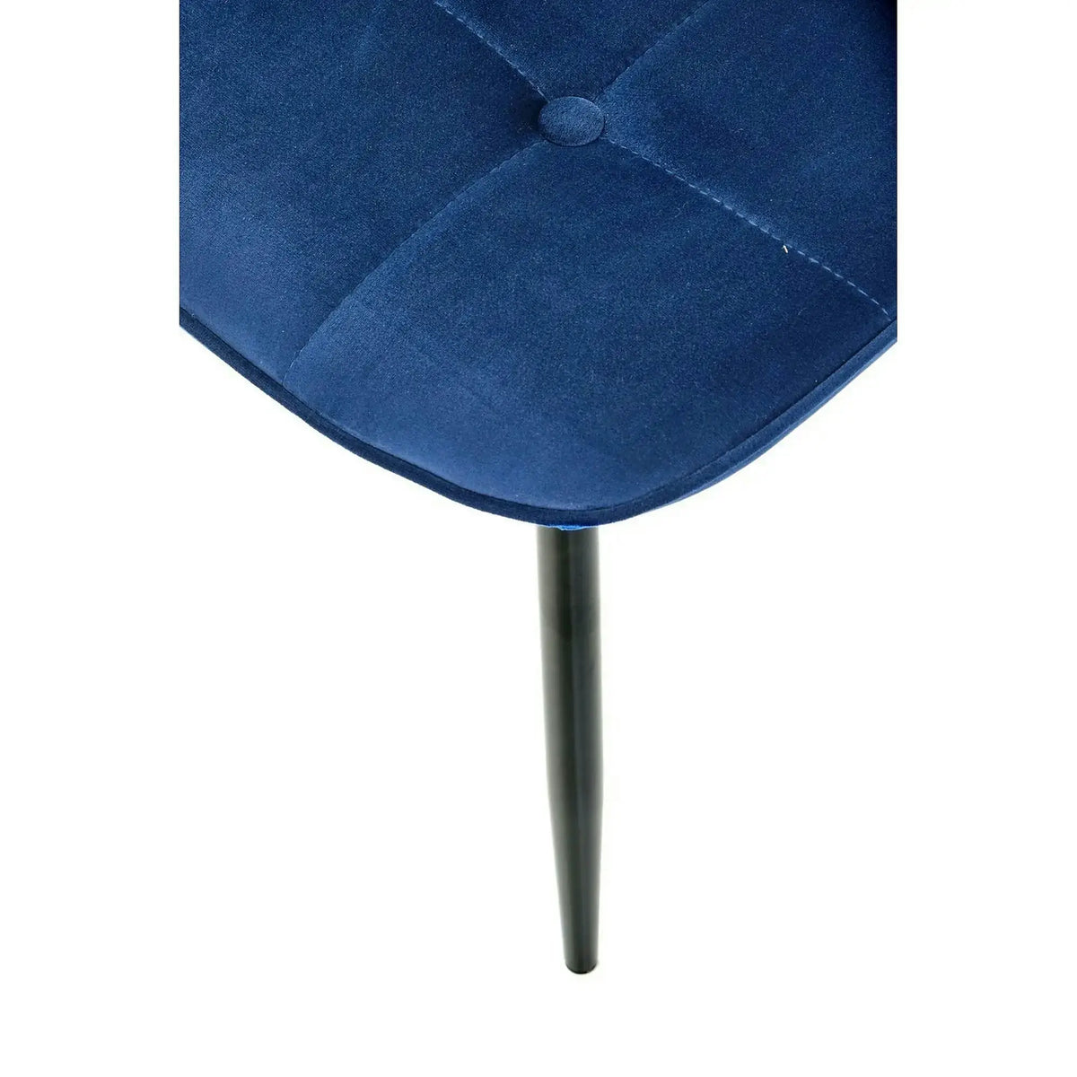 Scaun tapitat K417, albastru, 46x56x87 cm