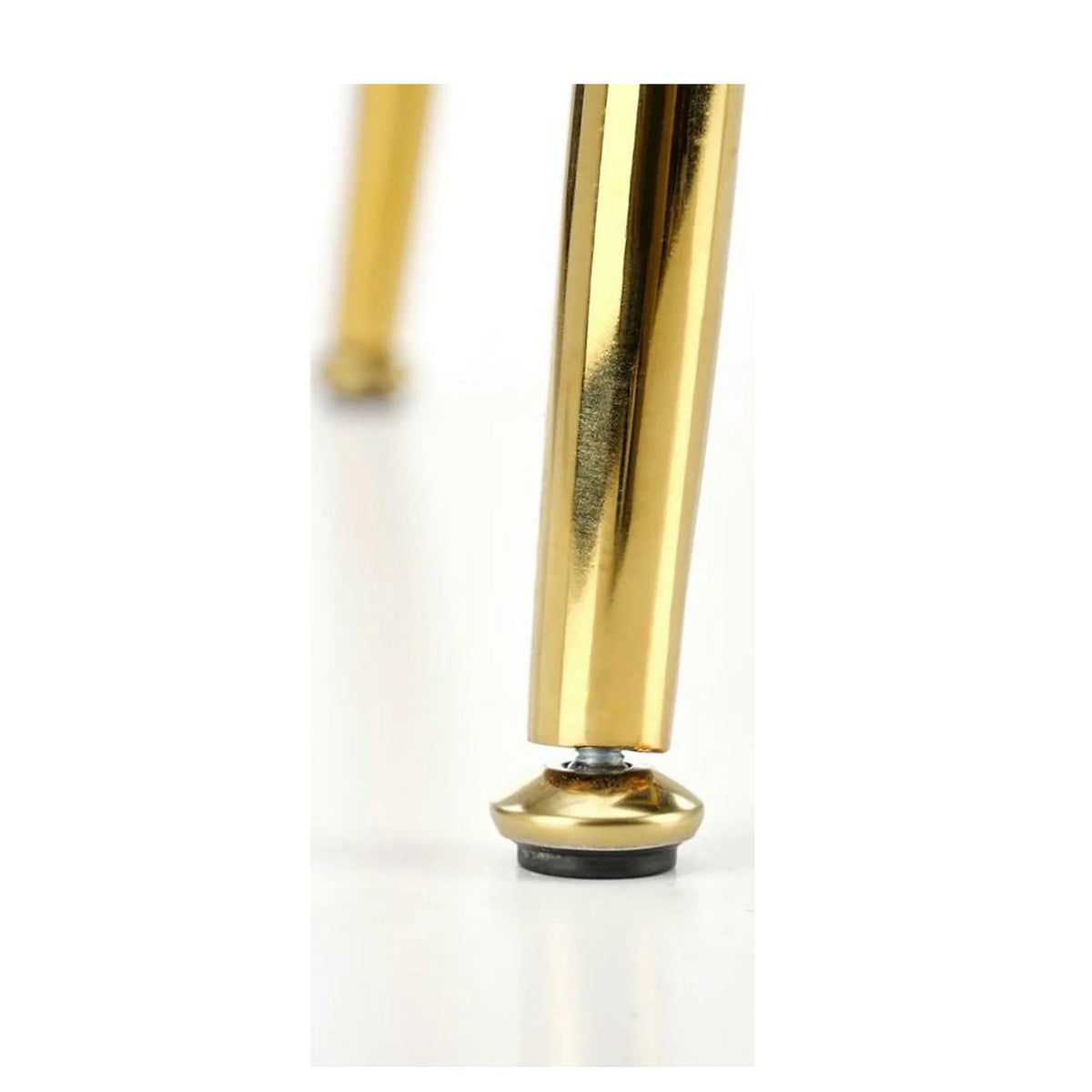 Scaun tapitat K500, bej/auriu, stofa catifelata, 53x57x80 cm