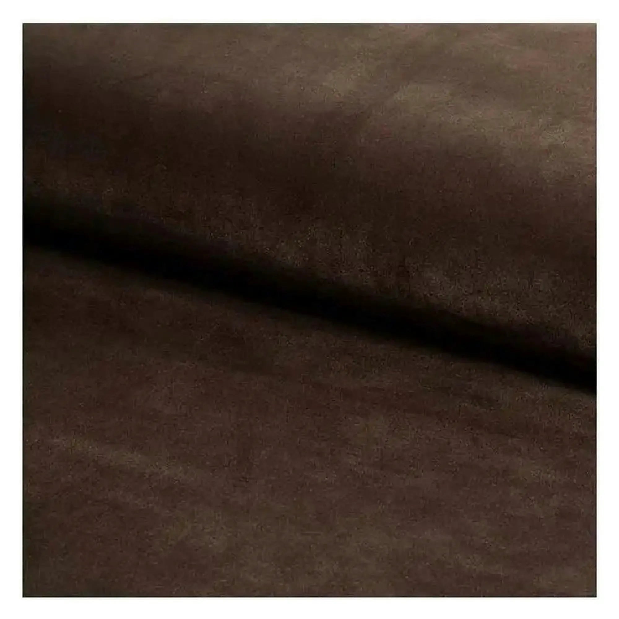 Scaun tapitat MILA, maro/negru, stofa catifelata/metal, 45x41x86 cm