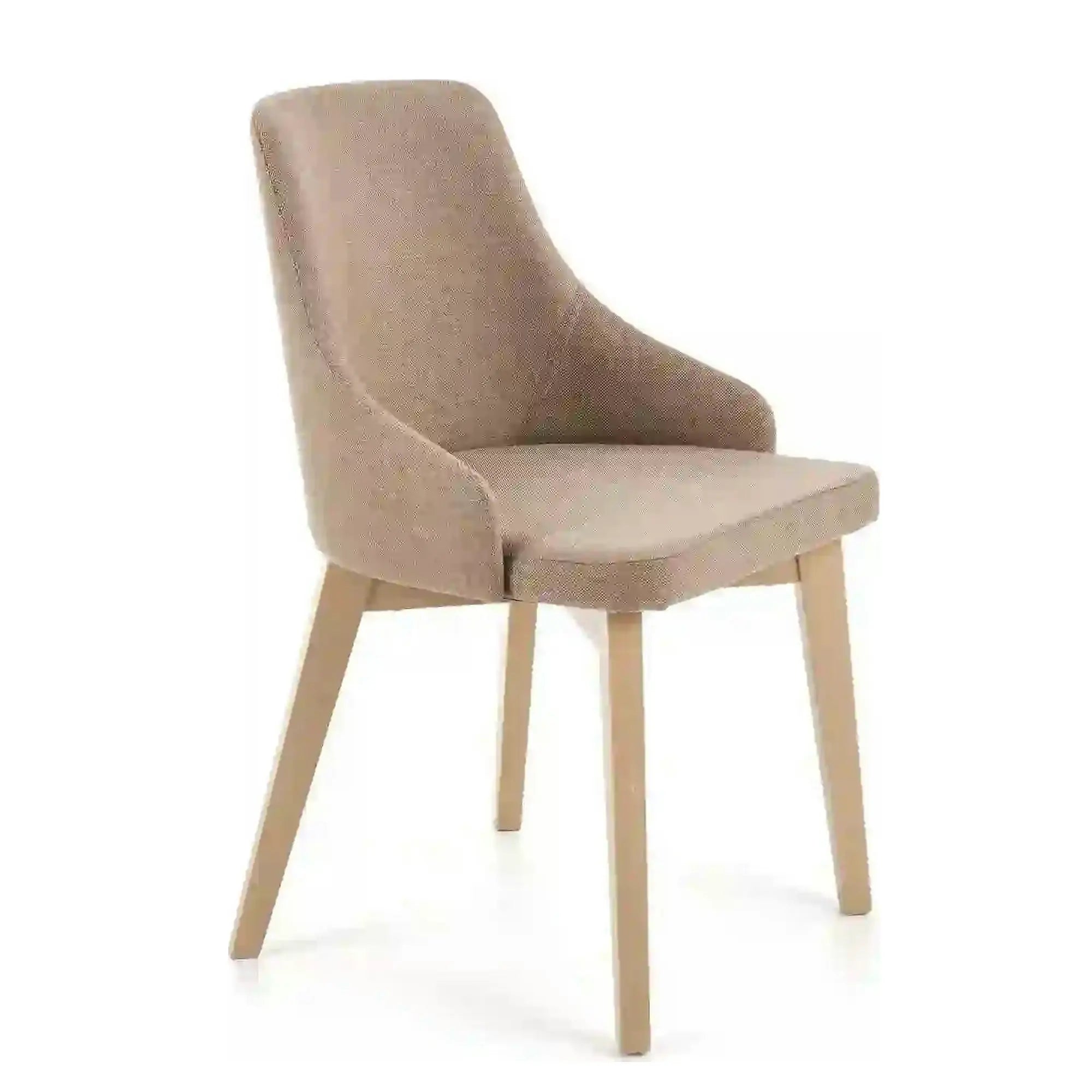 Scaun tapitat stofa bej Toledo, 55X51X82 CM