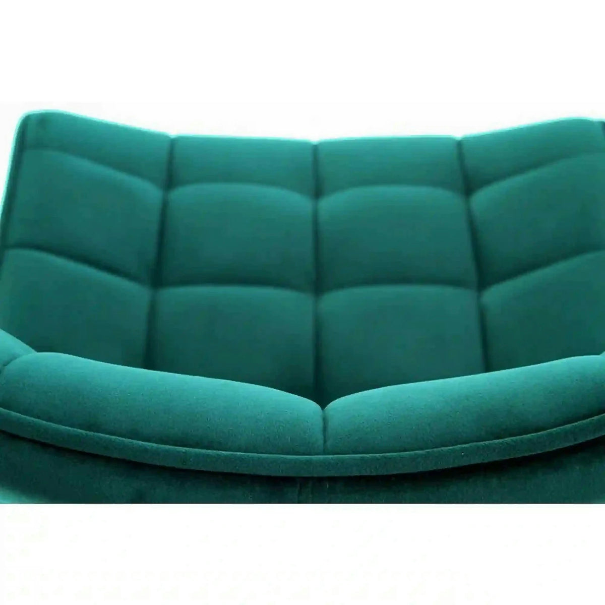 Scaun tapitat stofa K332, turcoaz/negru, 46x61x84 cm