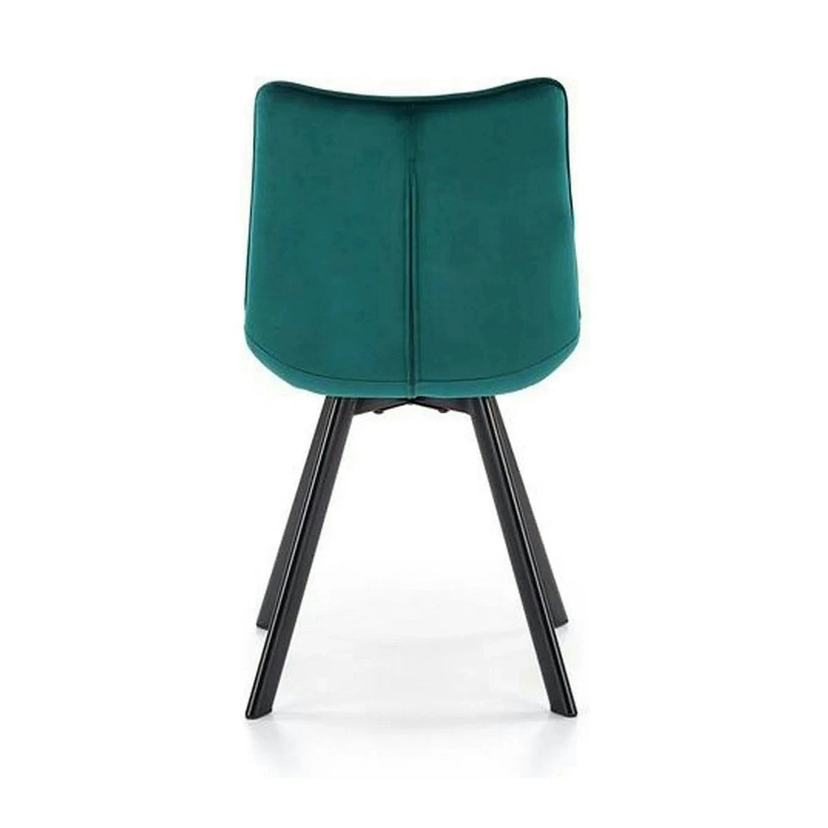 Scaun tapitat stofa K332, turcoaz/negru, 46x61x84 cm