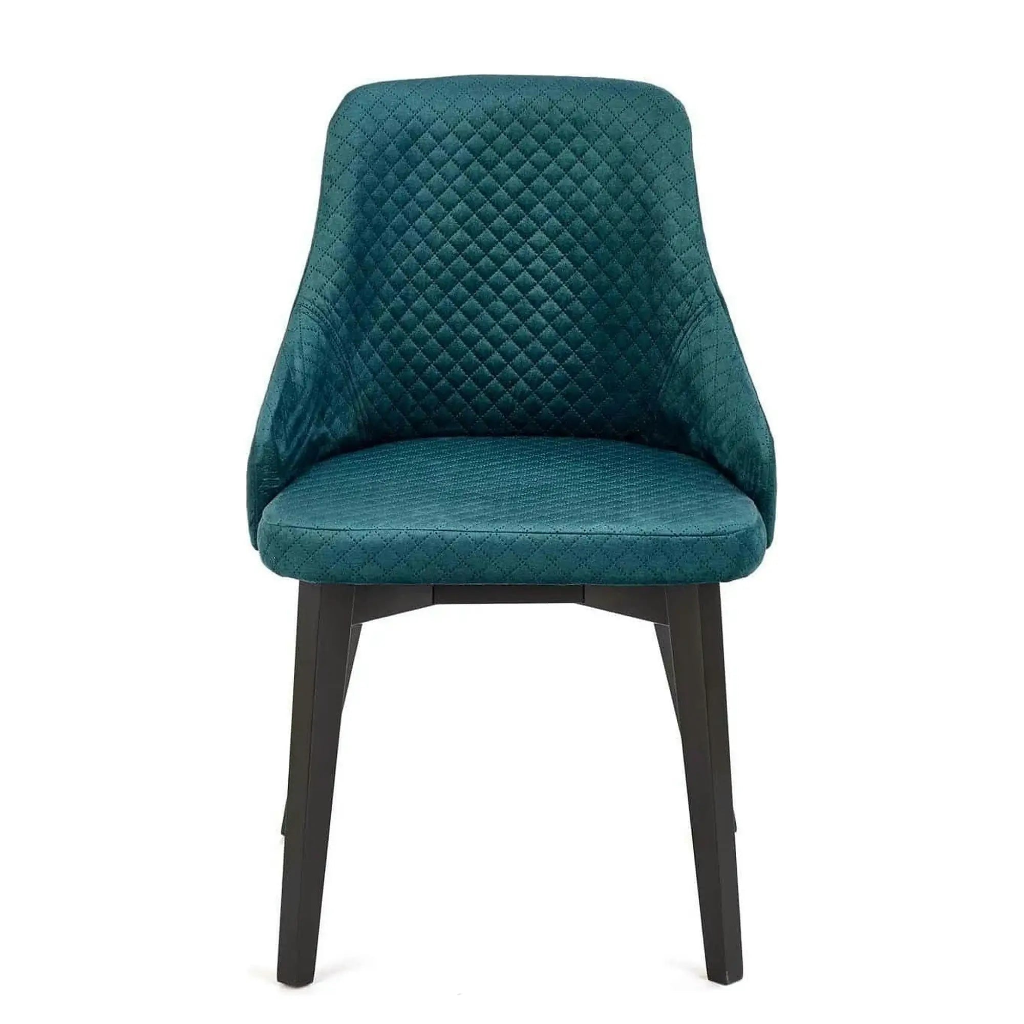 Scaun tapitat TOLEDO 3, verde, 57x56x86 cm