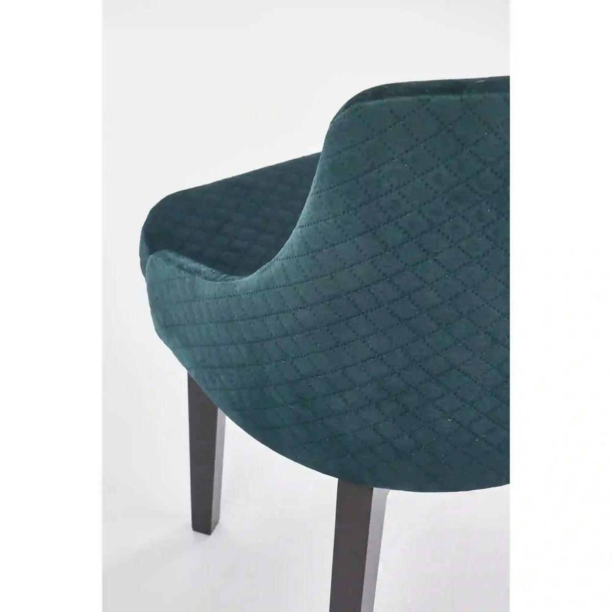Scaun tapitat TOLEDO 3, verde, 57x56x86 cm