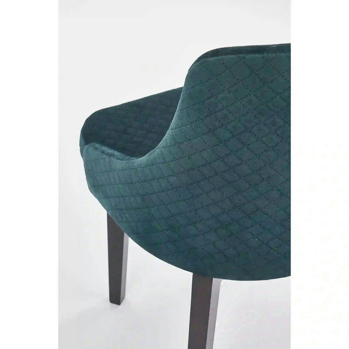 Scaun tapitat TOLEDO 3, verde, 57x56x86 cm