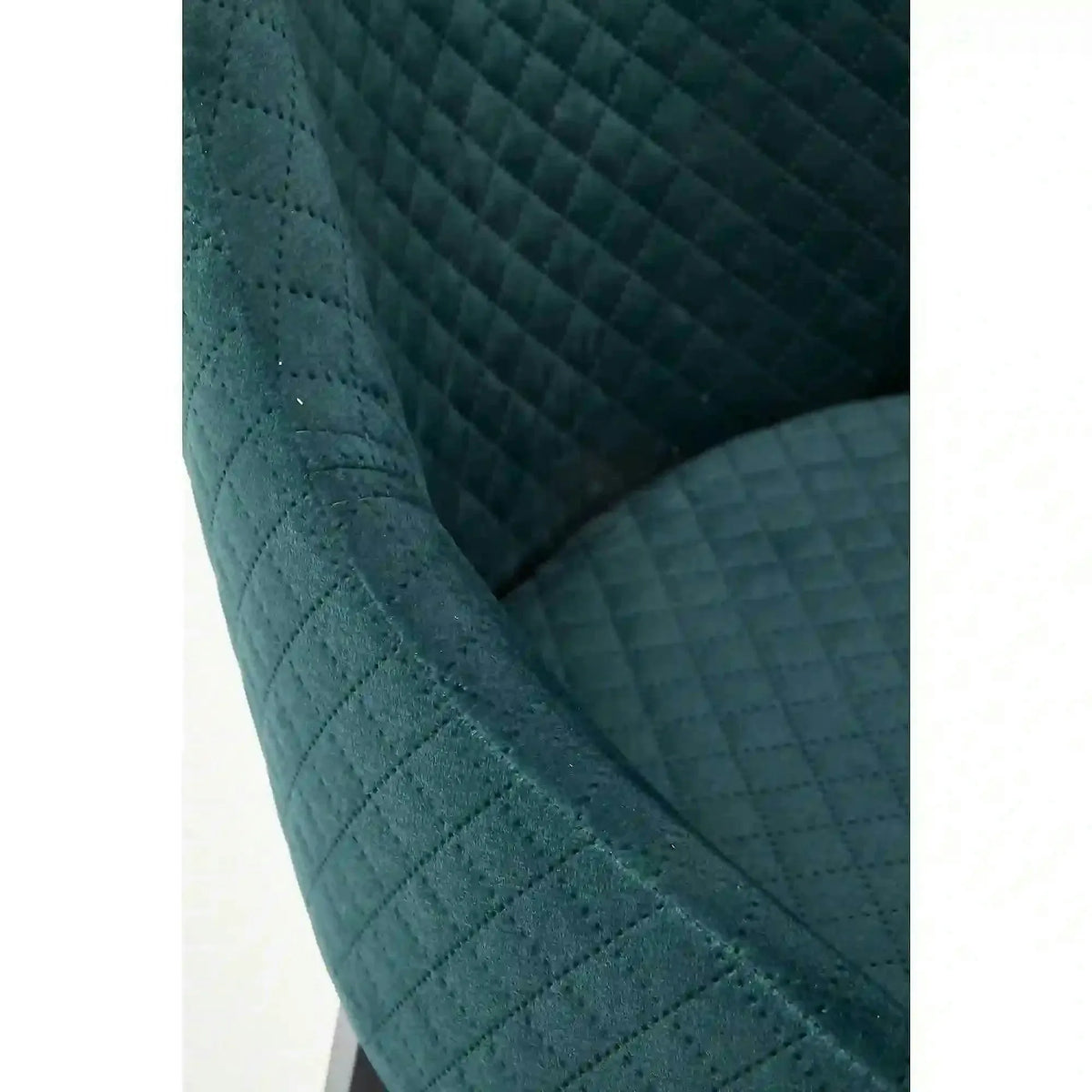 Scaun tapitat TOLEDO 3, verde, 57x56x86 cm