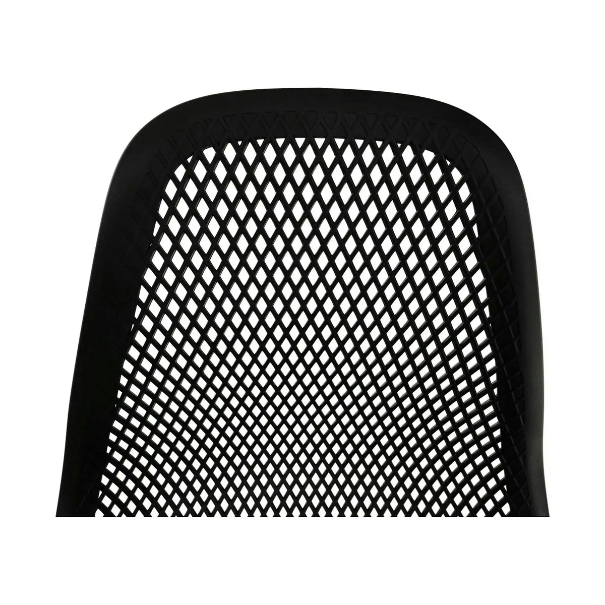 Scaun TEGRA TYP 2, negru, plastic/metal, 37x53x86 cm