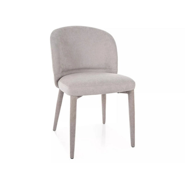 Scaun TINO, gri deschis - Wind 84, stofa clasica, 50x57x81 cm