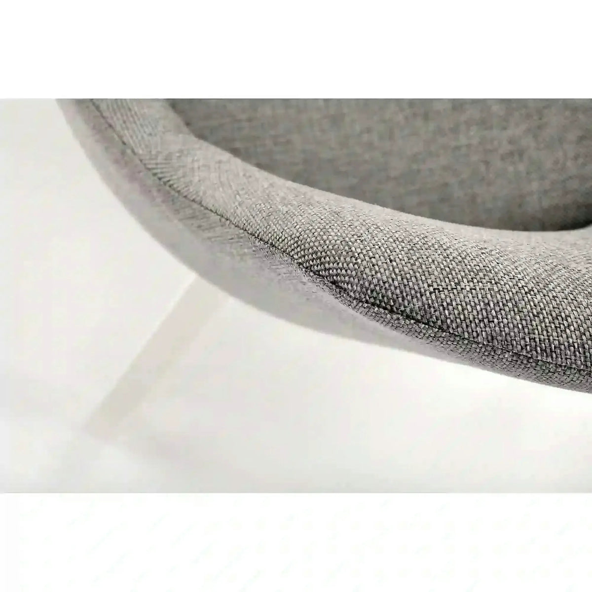 Scaun TOLEDO, gri/alb, stofa clasica/lemn de fag, 51x55x82 cm