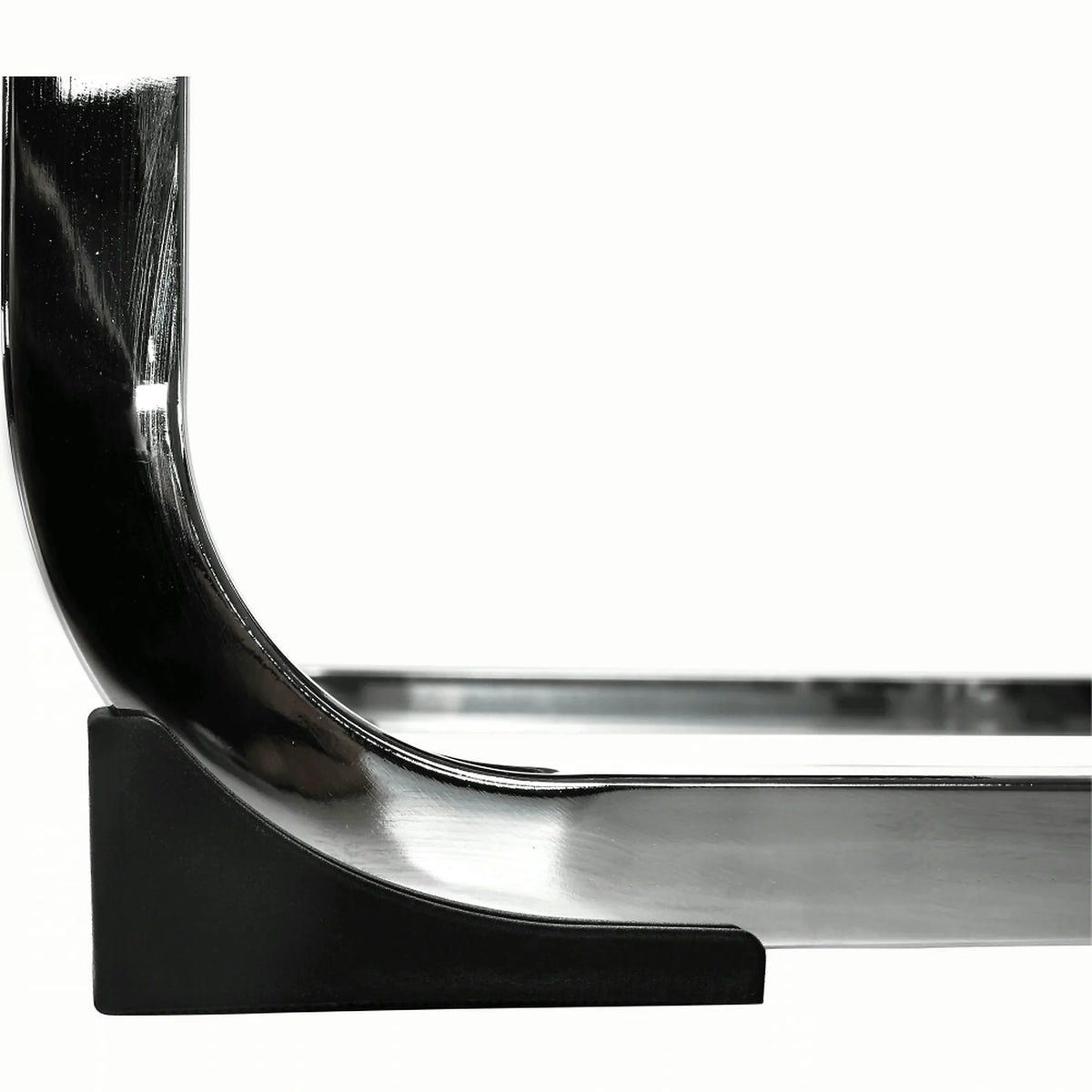 Scaun VATENA, alb/crom, piele ecologica/metal, 42x56x99 cm