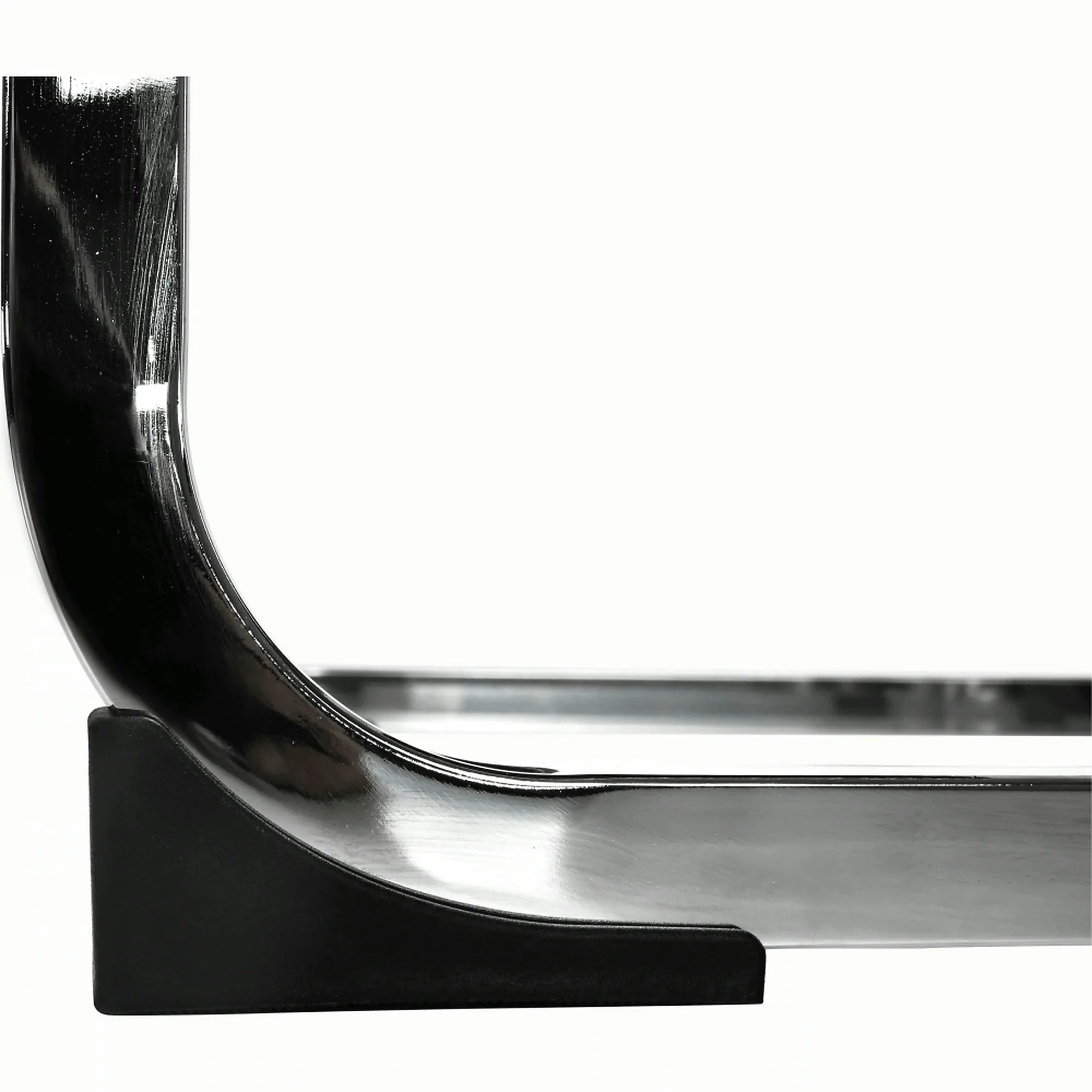 Scaun VATENA, alb/crom, piele ecologica/metal, 42x56x99 cm