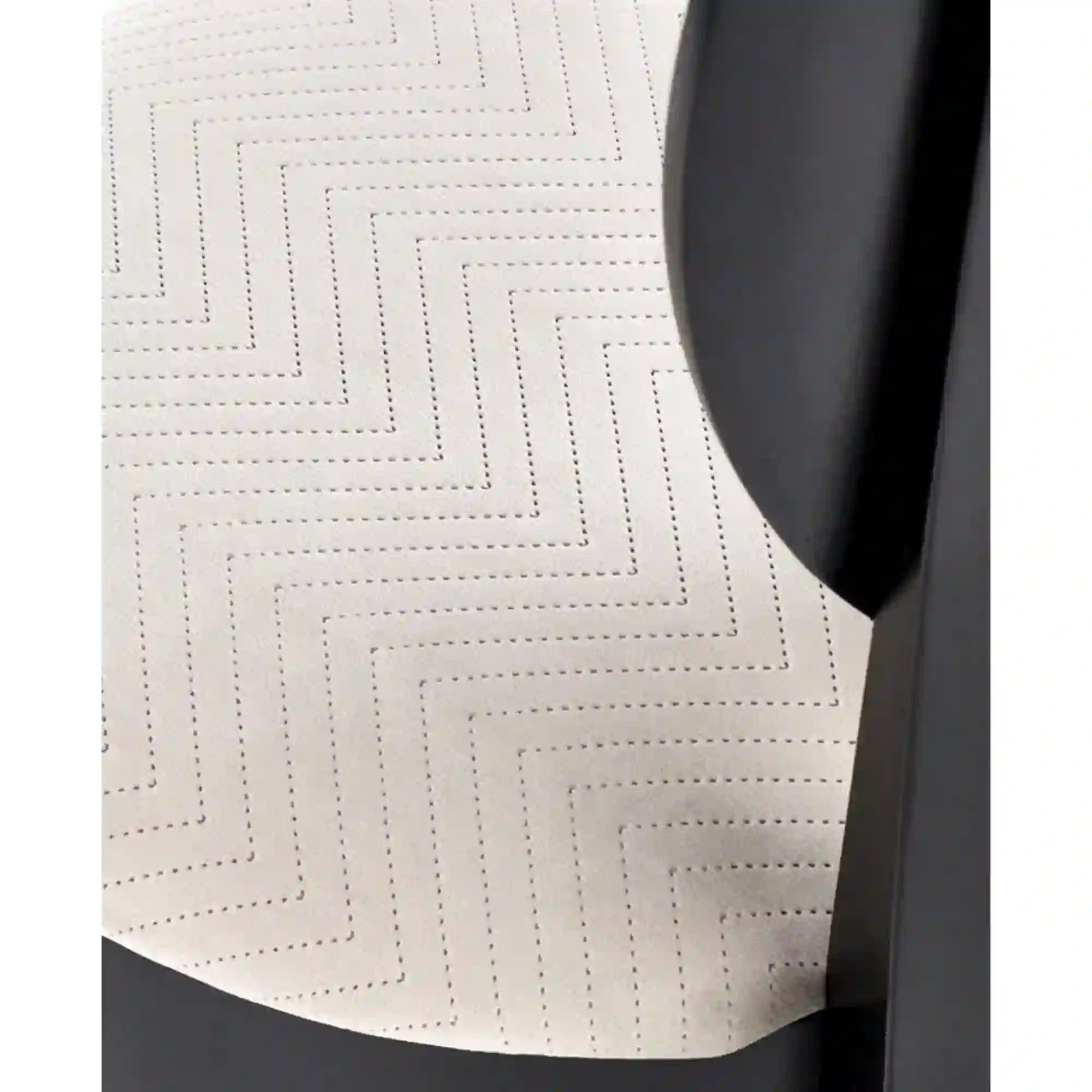 Scaun VELO, bej/negru, stofa catifelata/lemn, 44x53x96 cm