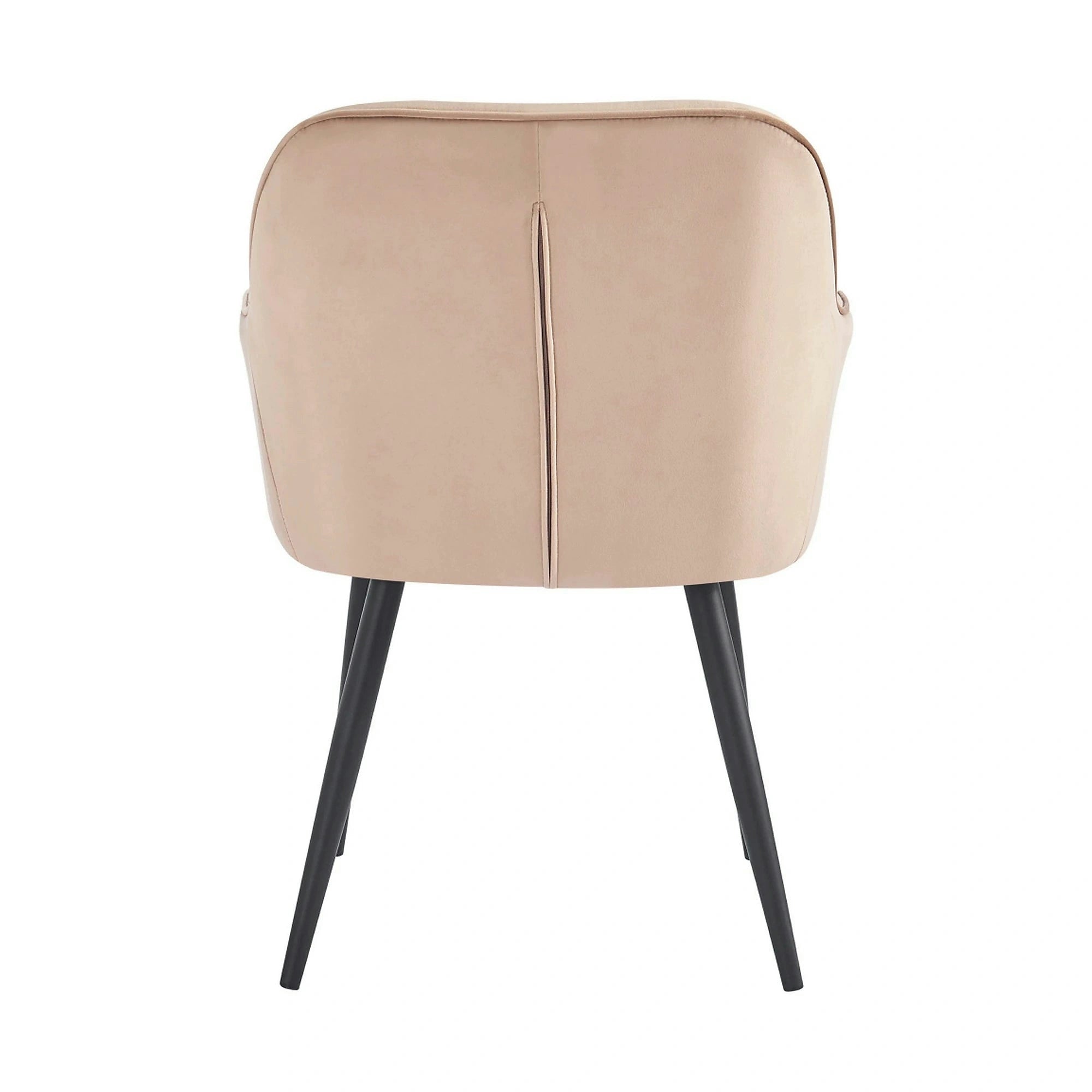 Scaun VERIO, stofa catifelata maro deschis - Bluvel 28, 59x62x81 cm