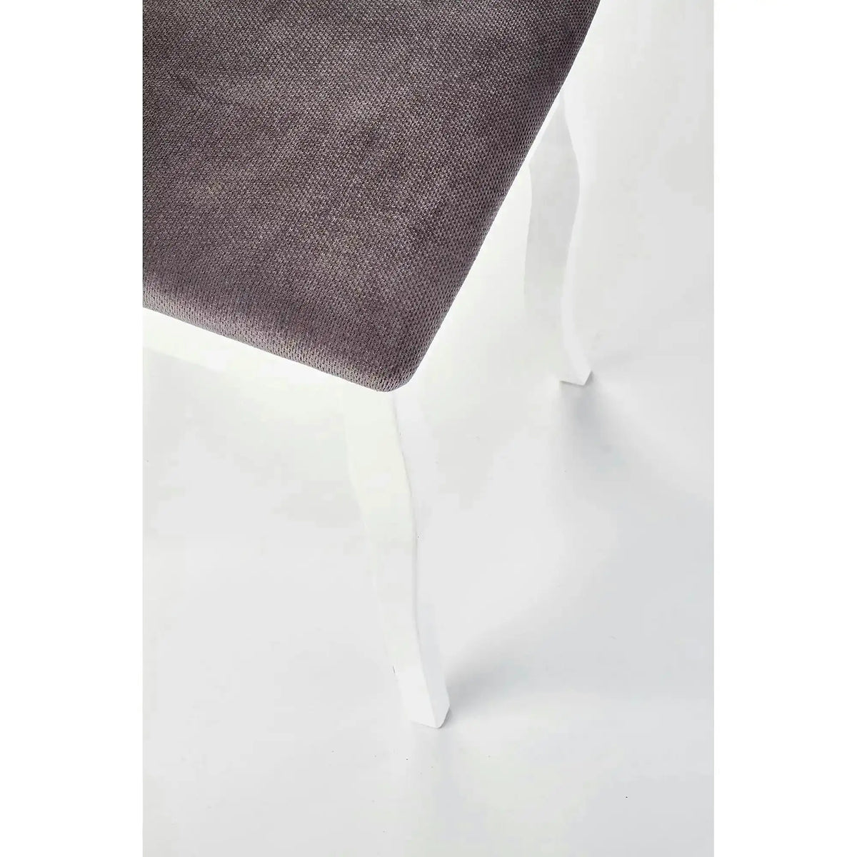 Scaun vintage alb BAROCK, lemn de cauciuc, 45x51x93 cm