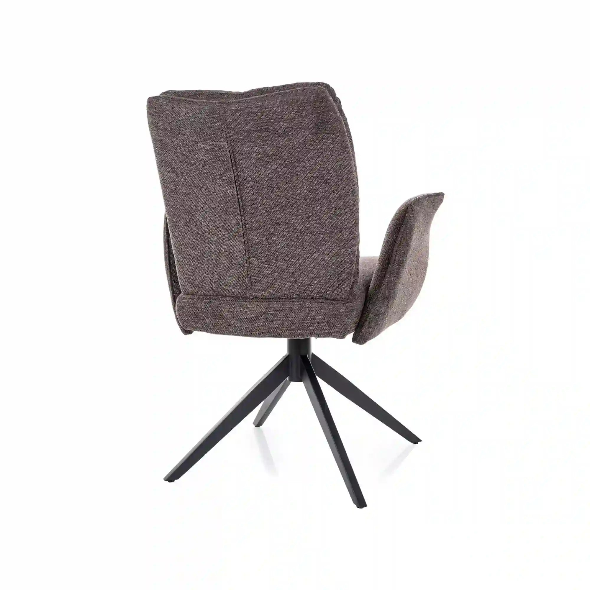 Scaun WING, cappuccino - Brego 40, stofa clasica/metal, 66x65x90 cm