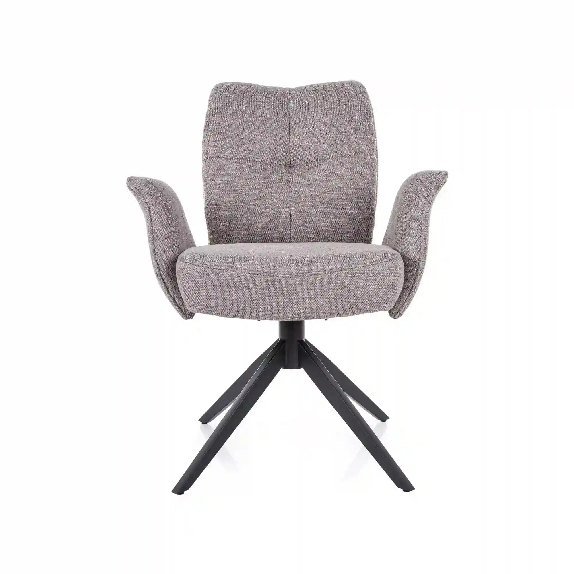 Scaun WING, gri - Brego 07, stofa clasica/metal, 66x65x90 cm