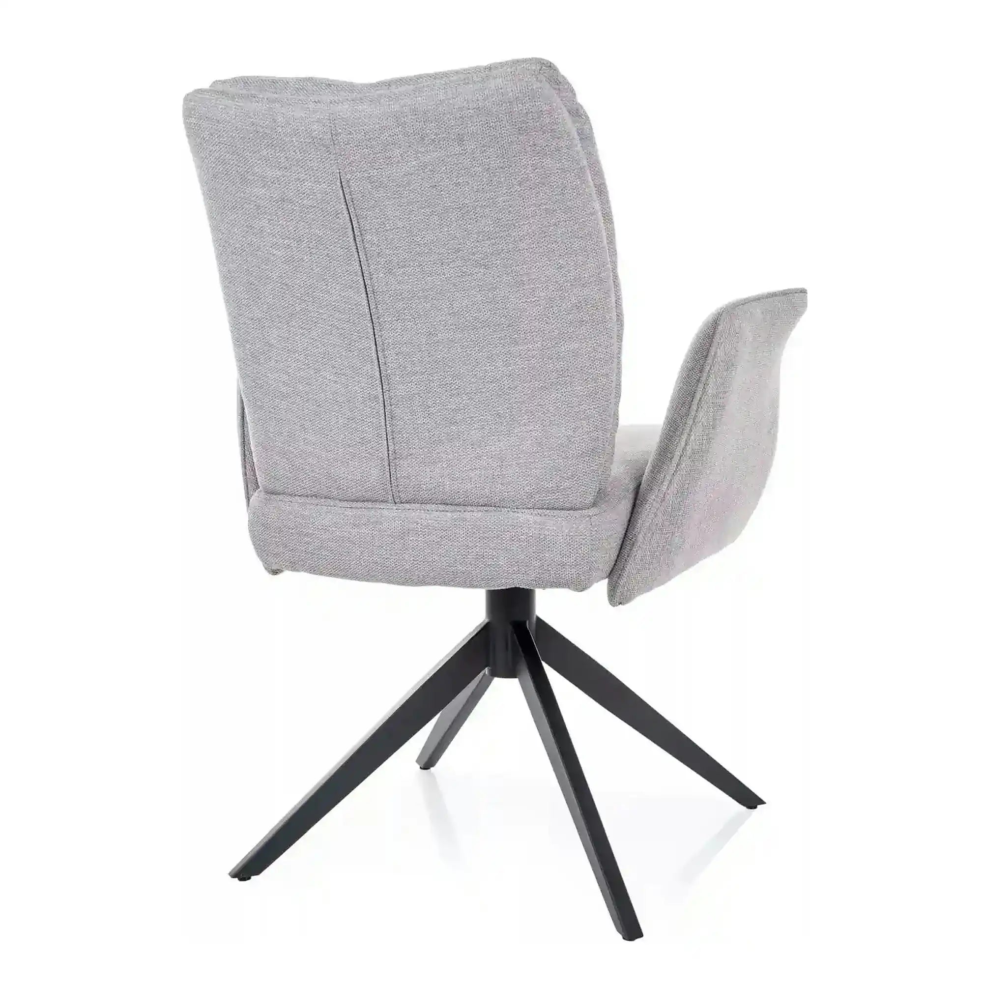 Scaun WING, gri deschis - Brego 02, stofa clasica/metal, 66x65x90 cm