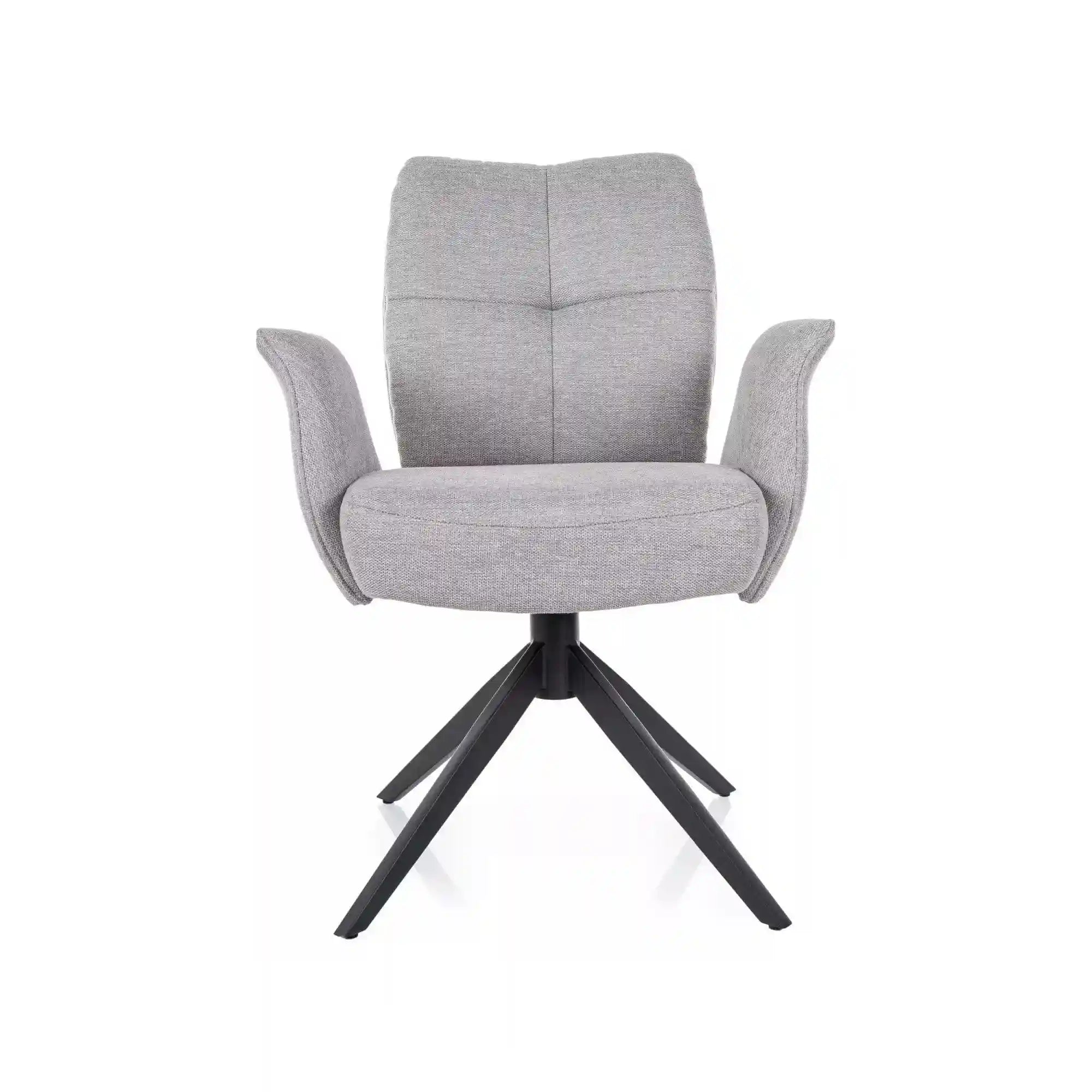 Scaun WING, gri deschis - Brego 02, stofa clasica/metal, 66x65x90 cm