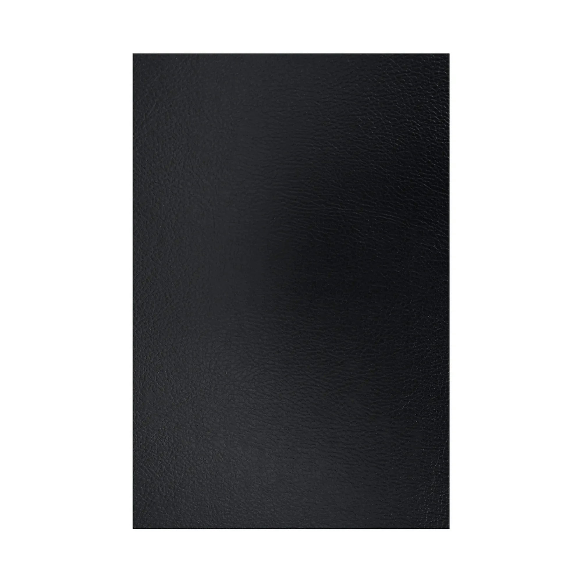 Scaun ZEKI, negru, piele ecologica/metal, 45x58x82 cm