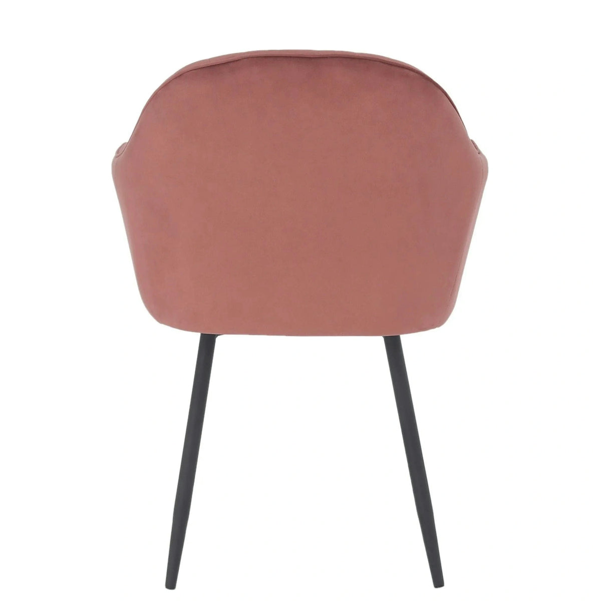 Scaun ZIRKON, roz/negru, stofa catifelata/metal, 56x55x82 cm
