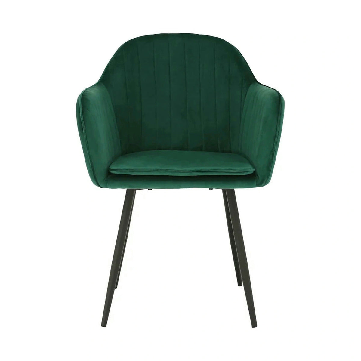 Scaun ZIRKON, verde smarald/negru, catifea/metal, 56x55x82 cm