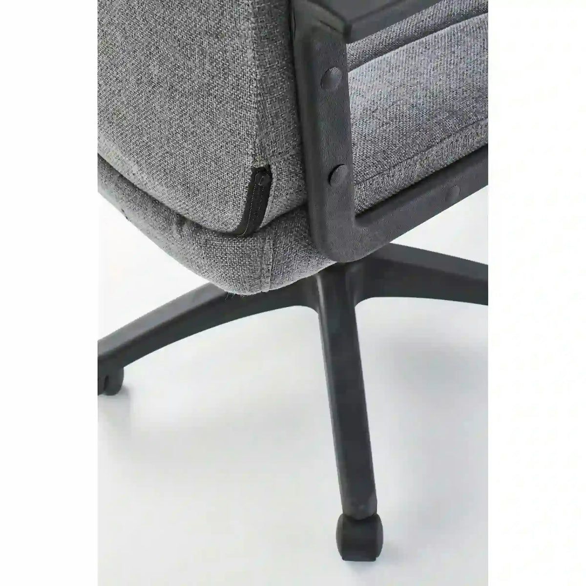 Scaune de birou RINO, gri, stofa/metal/plastic, 61x63x112/122 cm