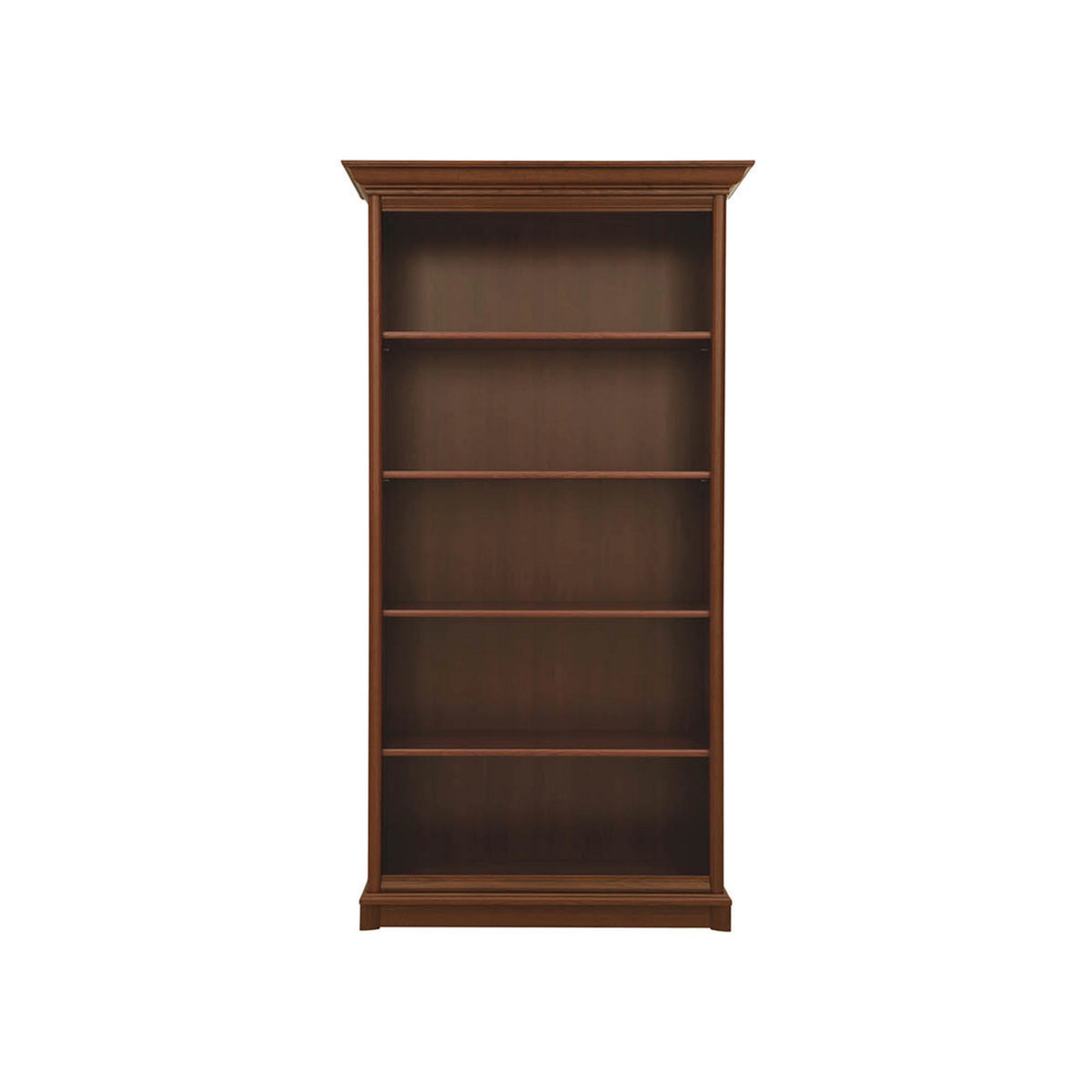 Biblioteca clasica living KENT, castan, PAL, 110x43x205 cm