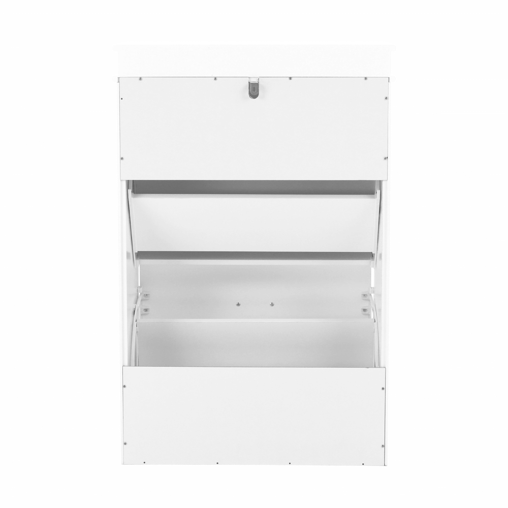 Pantofar SEBER TYP 1, alb, PAL, 54x24x83 cm