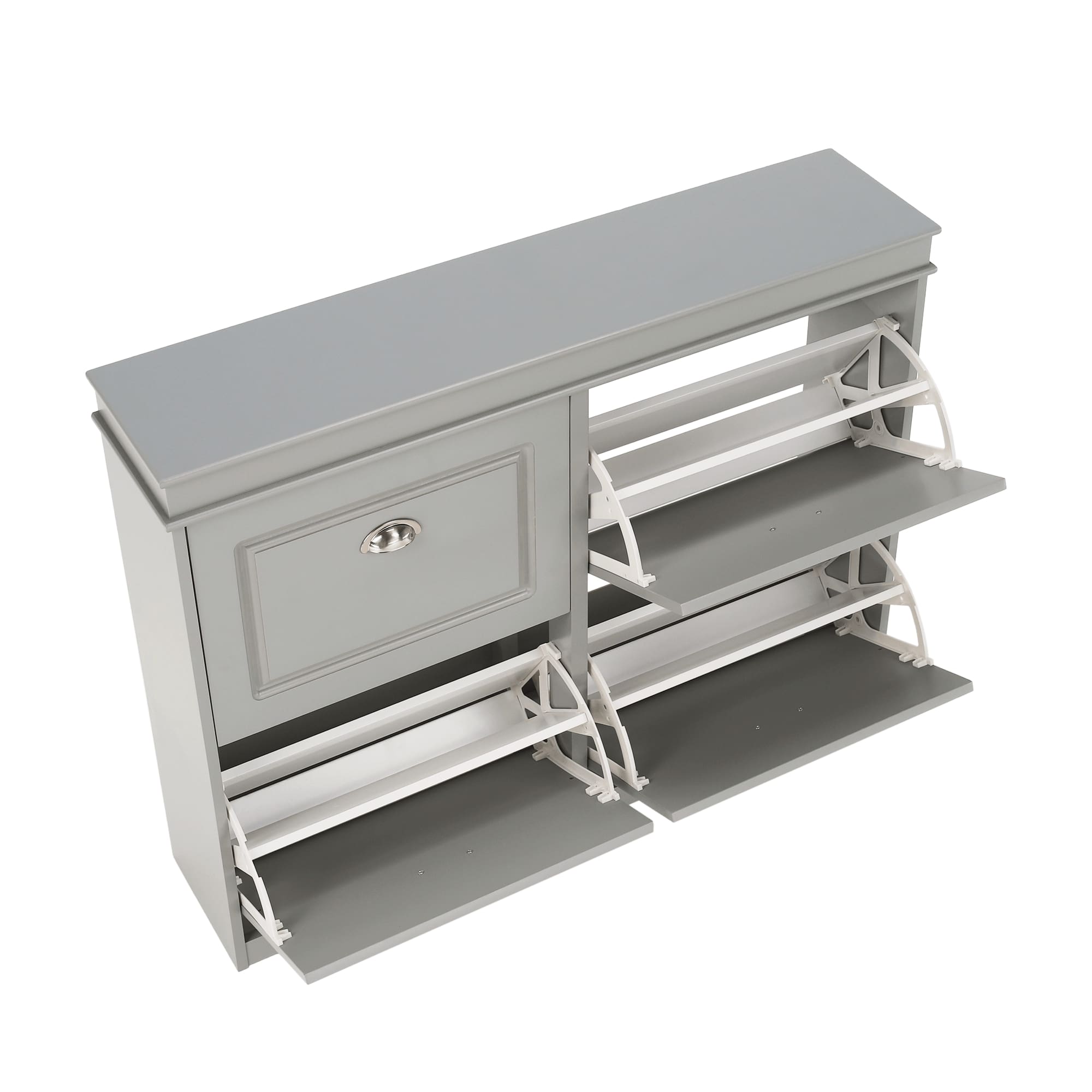Pantofar SEBER TYP 5, gri, PAL/MDF, 104x24x82 cm