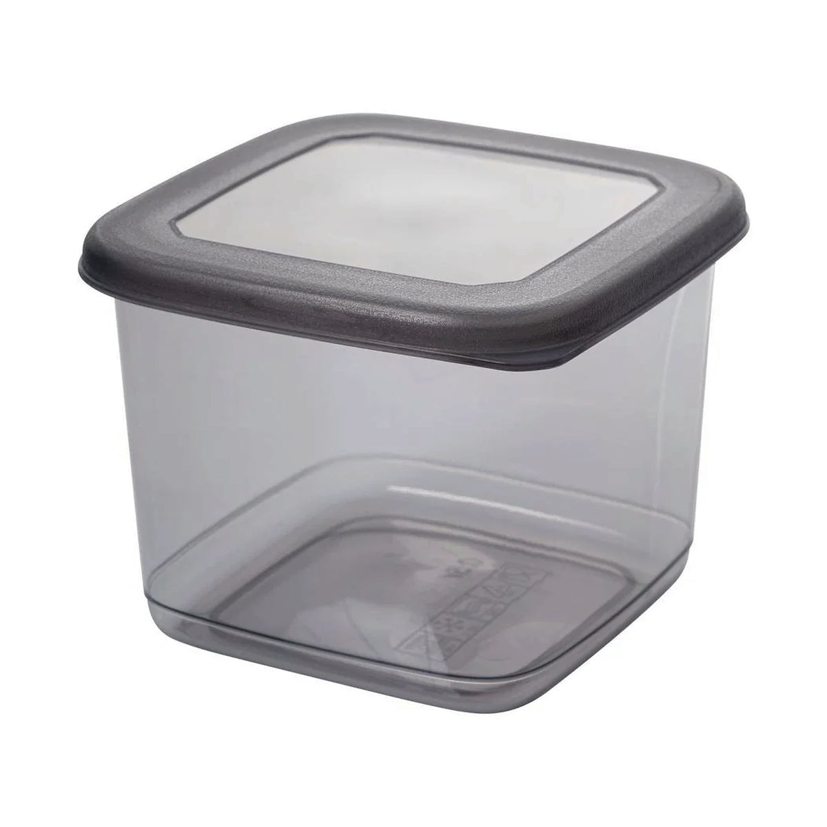 Set 12 cutii depozitare BNMPOLYAS12-5KAS, gri antracit, plastic, 10x10x10 cm
