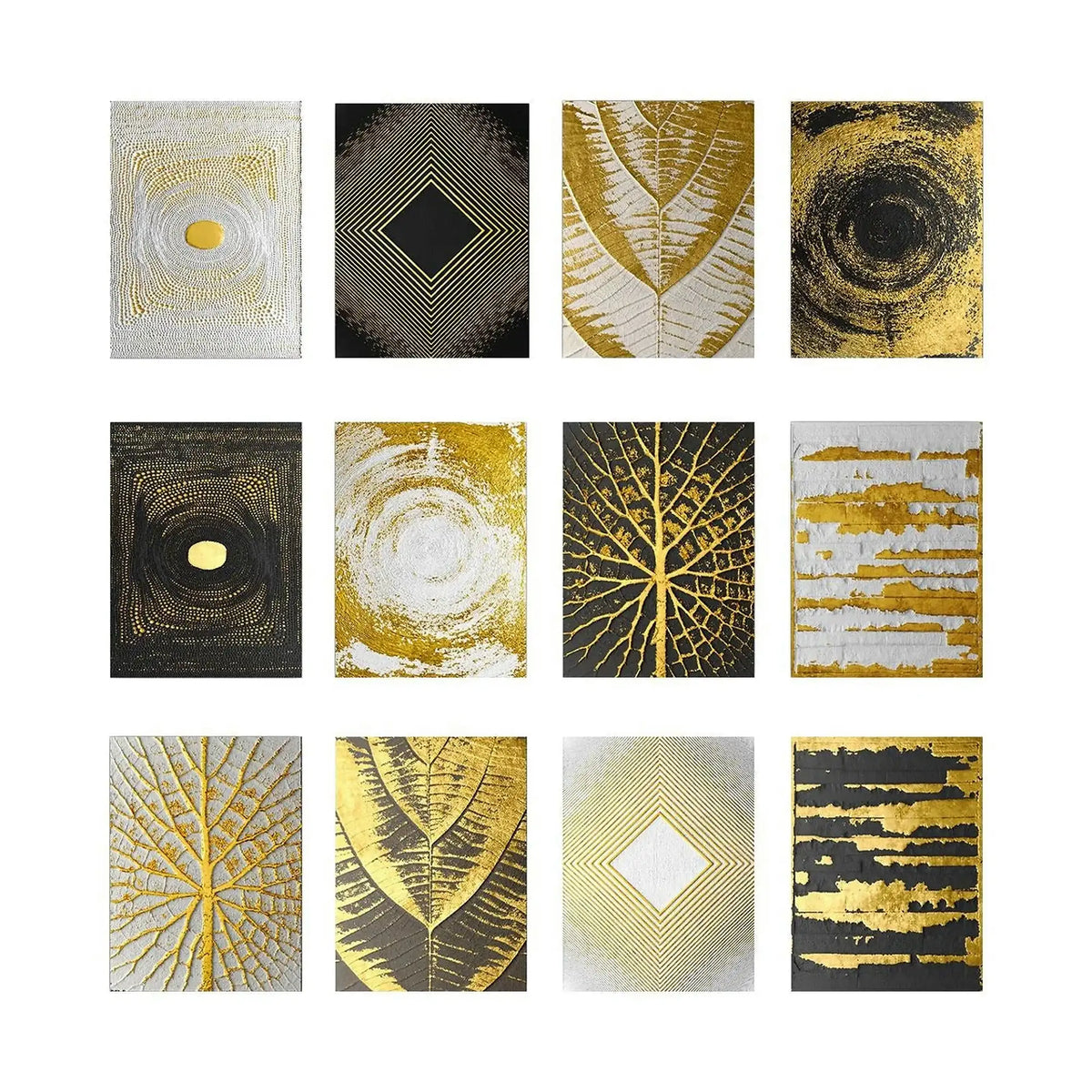 Set 12 tablouri 12MDF37YS, multicolor, MDF, 20x15 cm