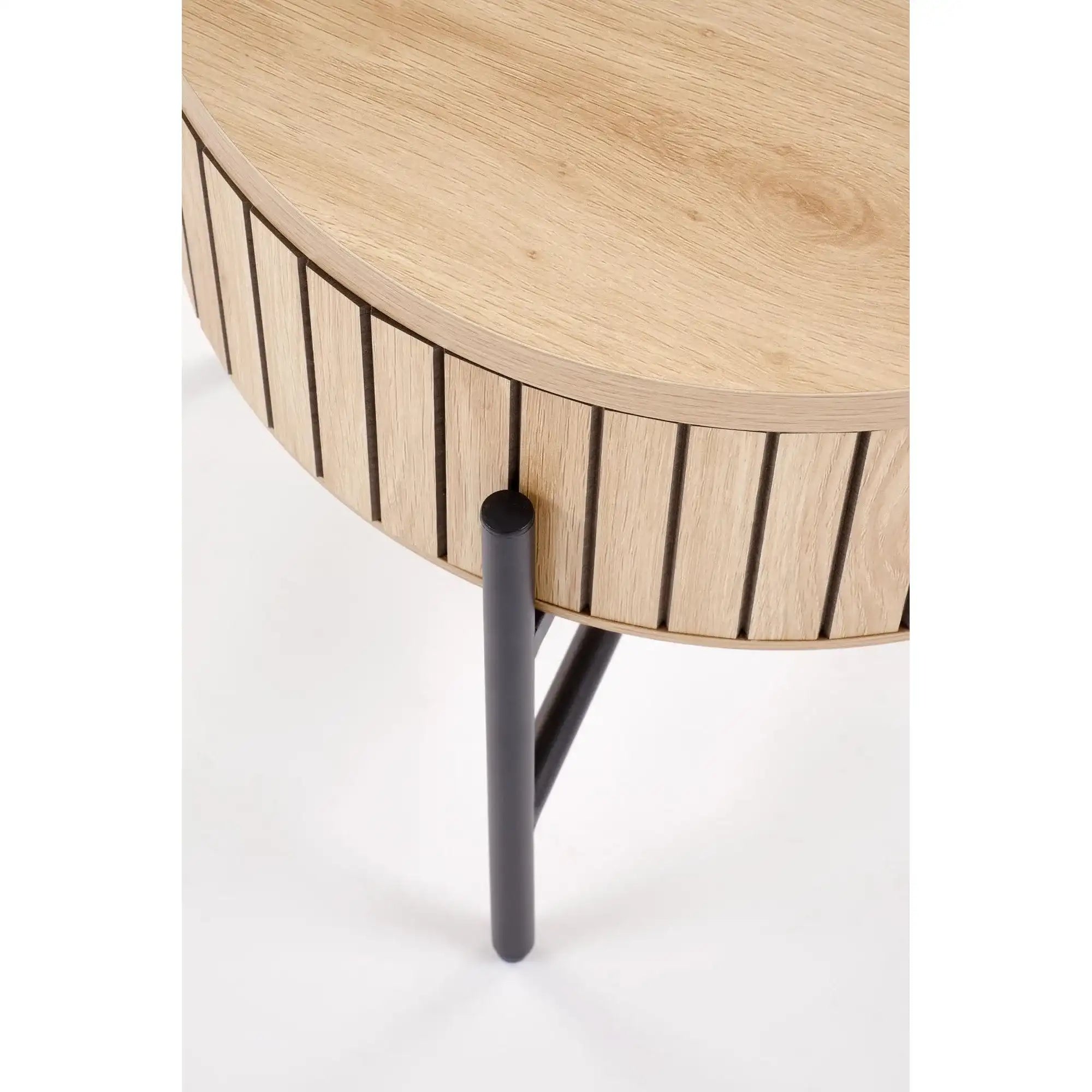 Set 2 masute cafea DANTE, stejar/negru