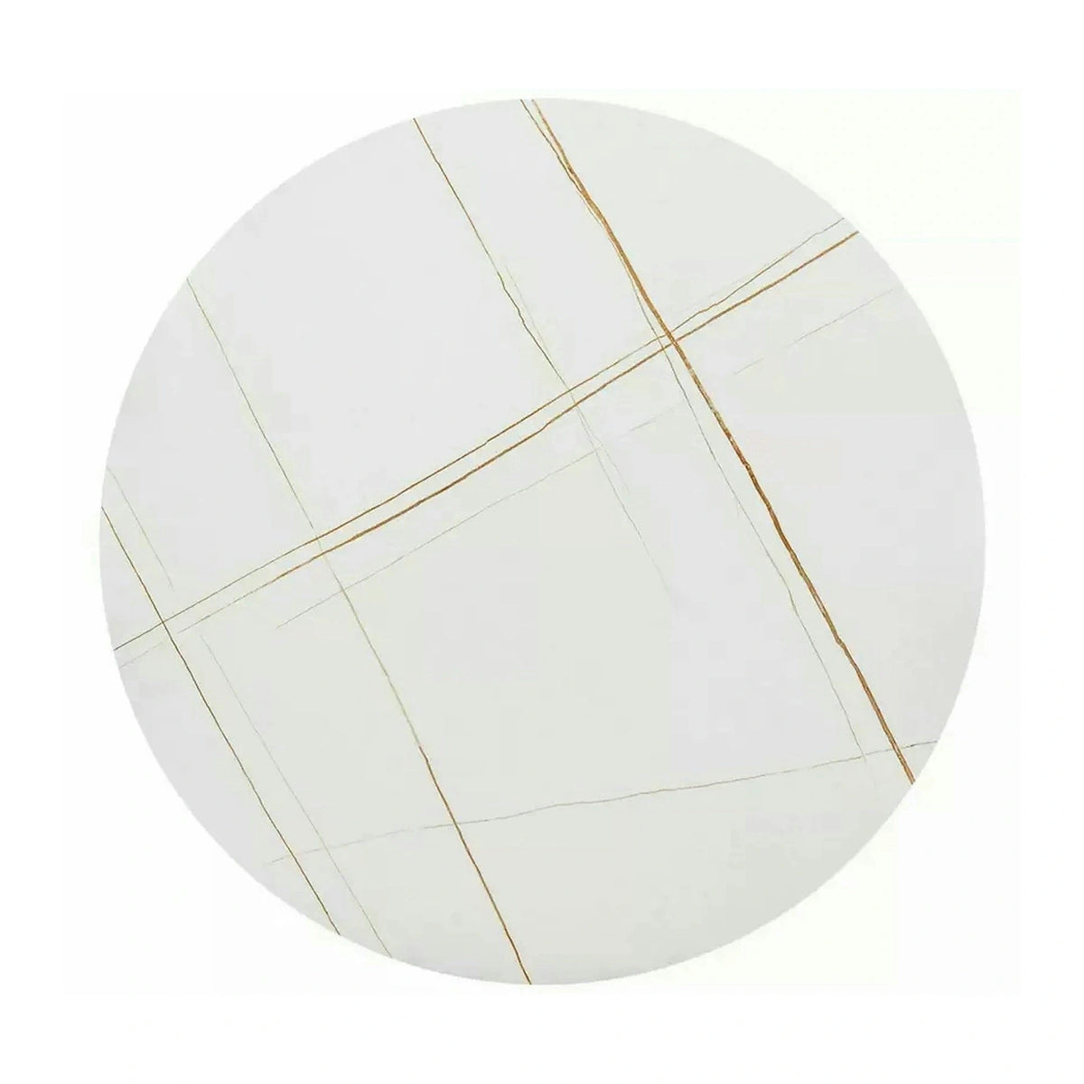 Set 2 masute cafea FERRANTE B, alb/negru, ceramica/metal